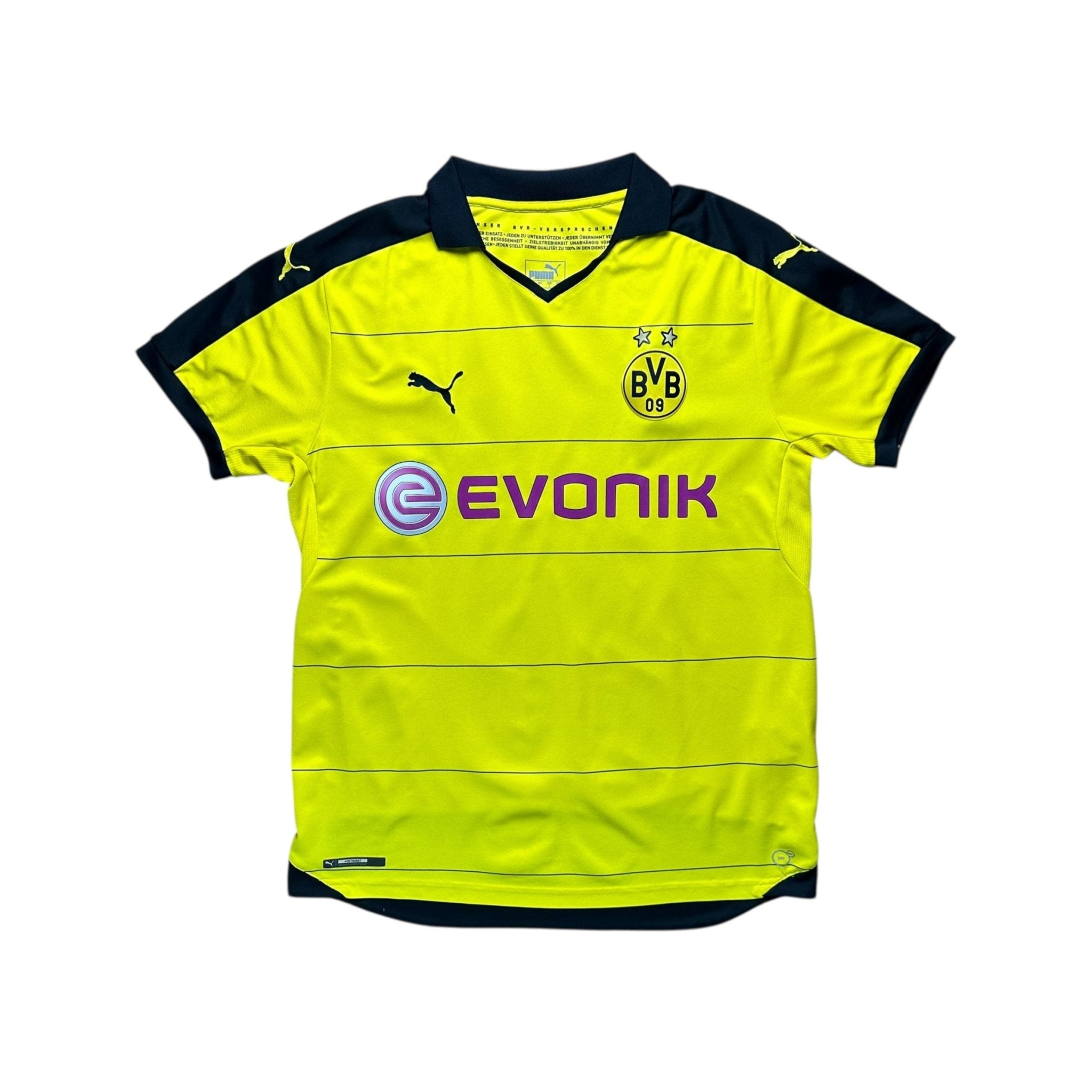 Borussia Dortmund 2015 - 16 Home Shirt (L) Aubameyang 17 - Kitplug