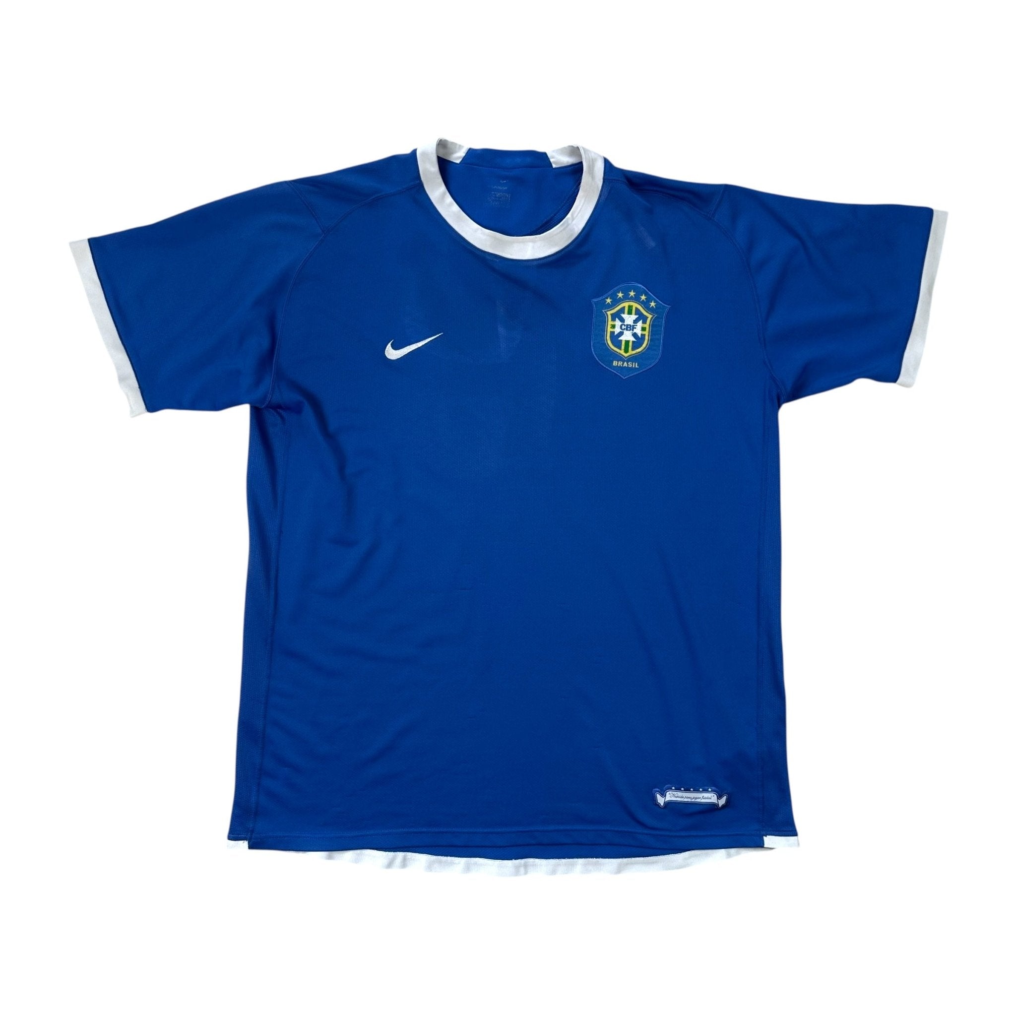 Brazil 2006 Away Shirt (L) Ronaldo 9 - Kitplug