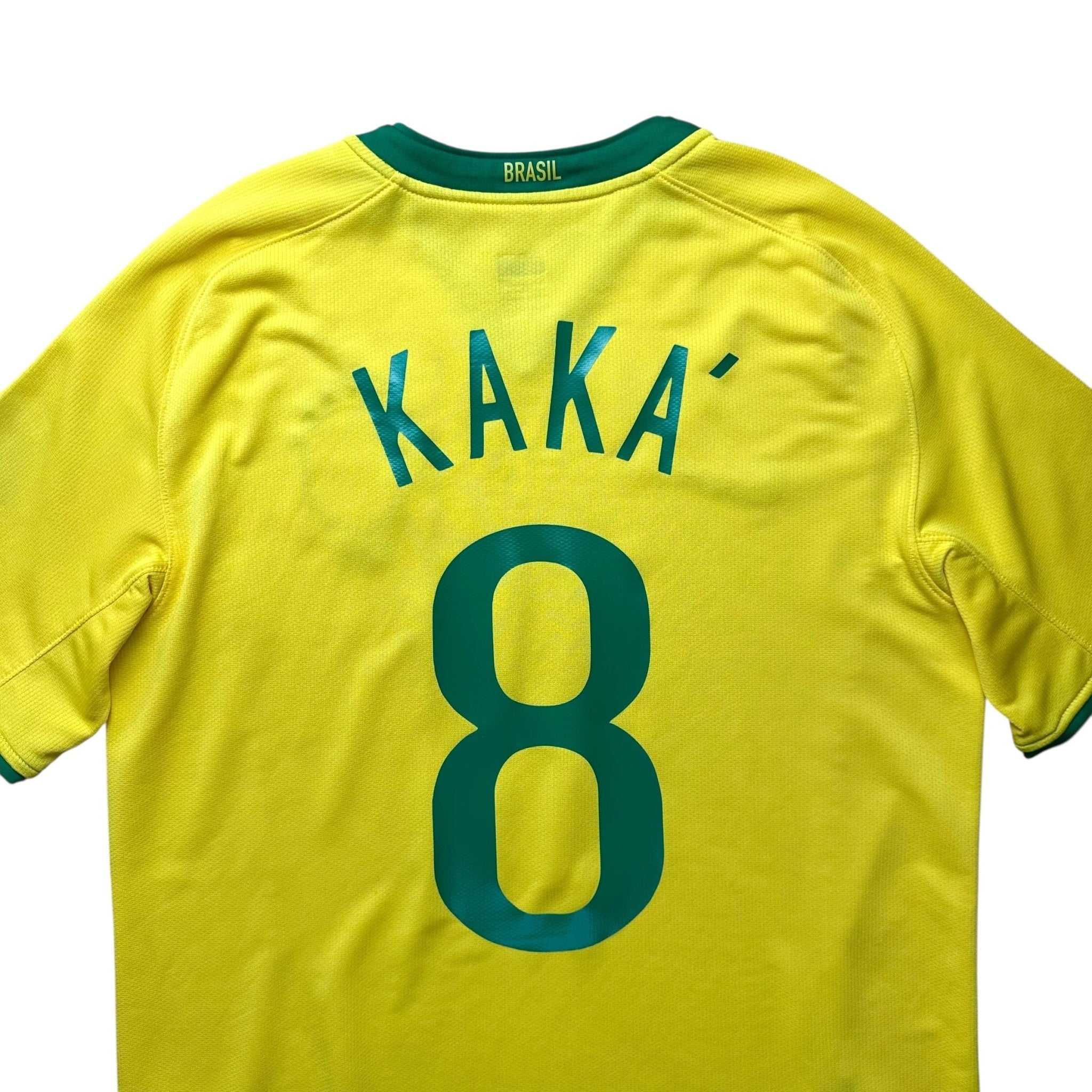 Brazil 2008 Home Shirt (M) Kaka 8 - Kitplug