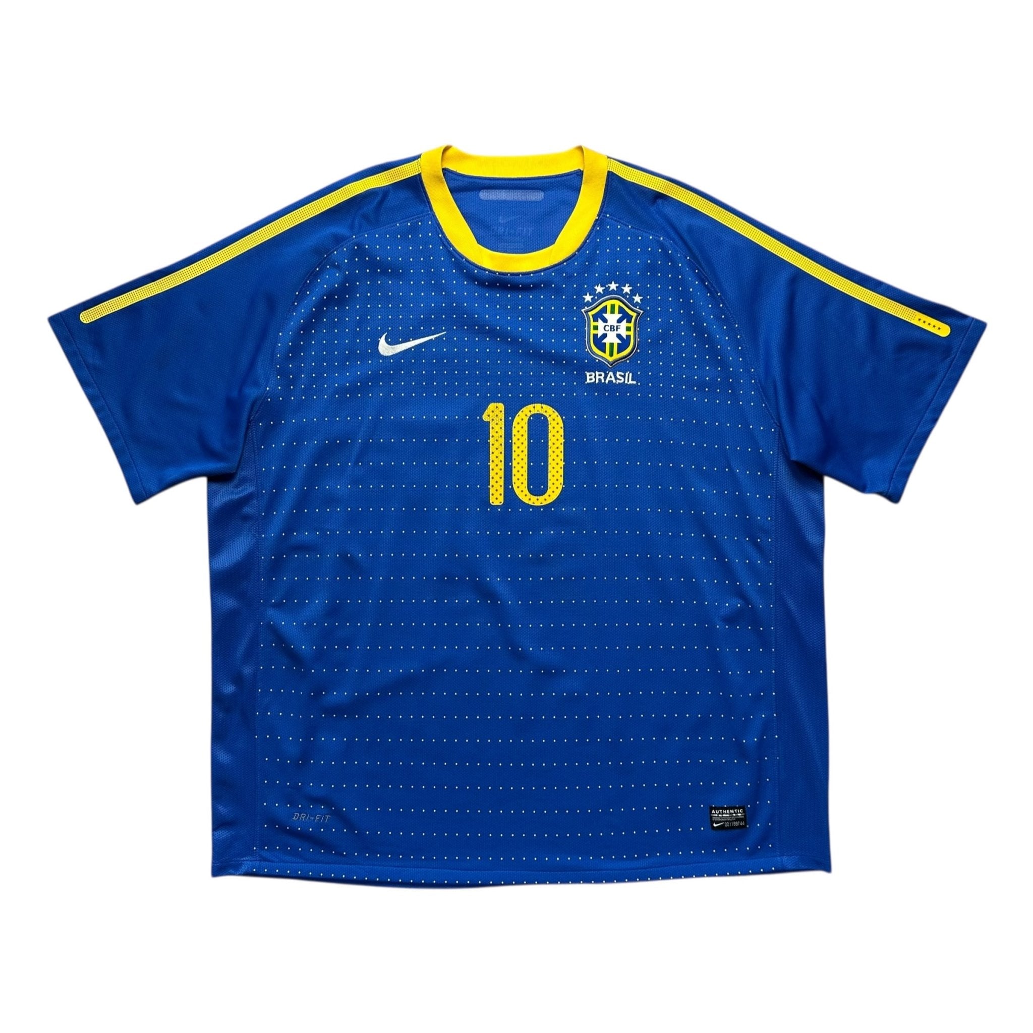 Brazil 2010 Away Shirt (XXL) Kaka 10 - Kitplug