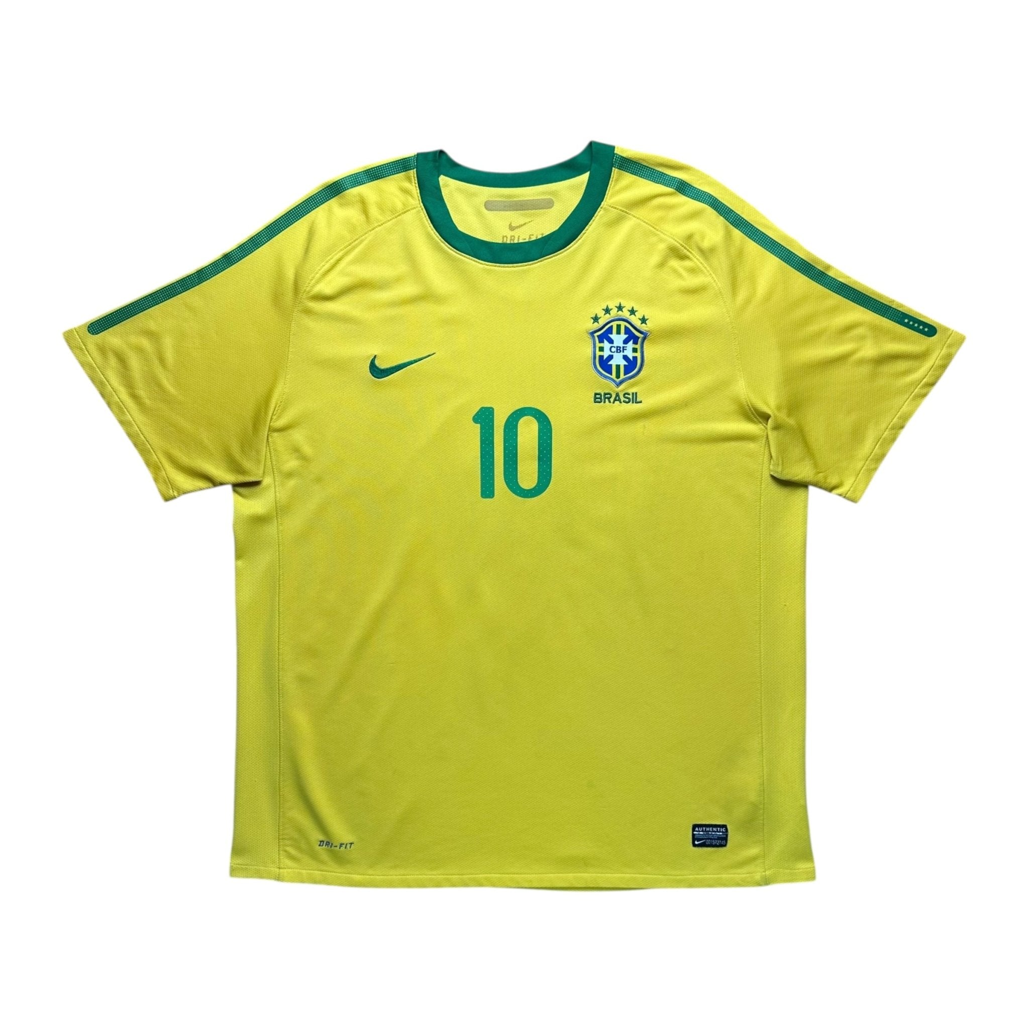 Brazil 2010 Home Shirt (XL) Kaka 10 - Kitplug