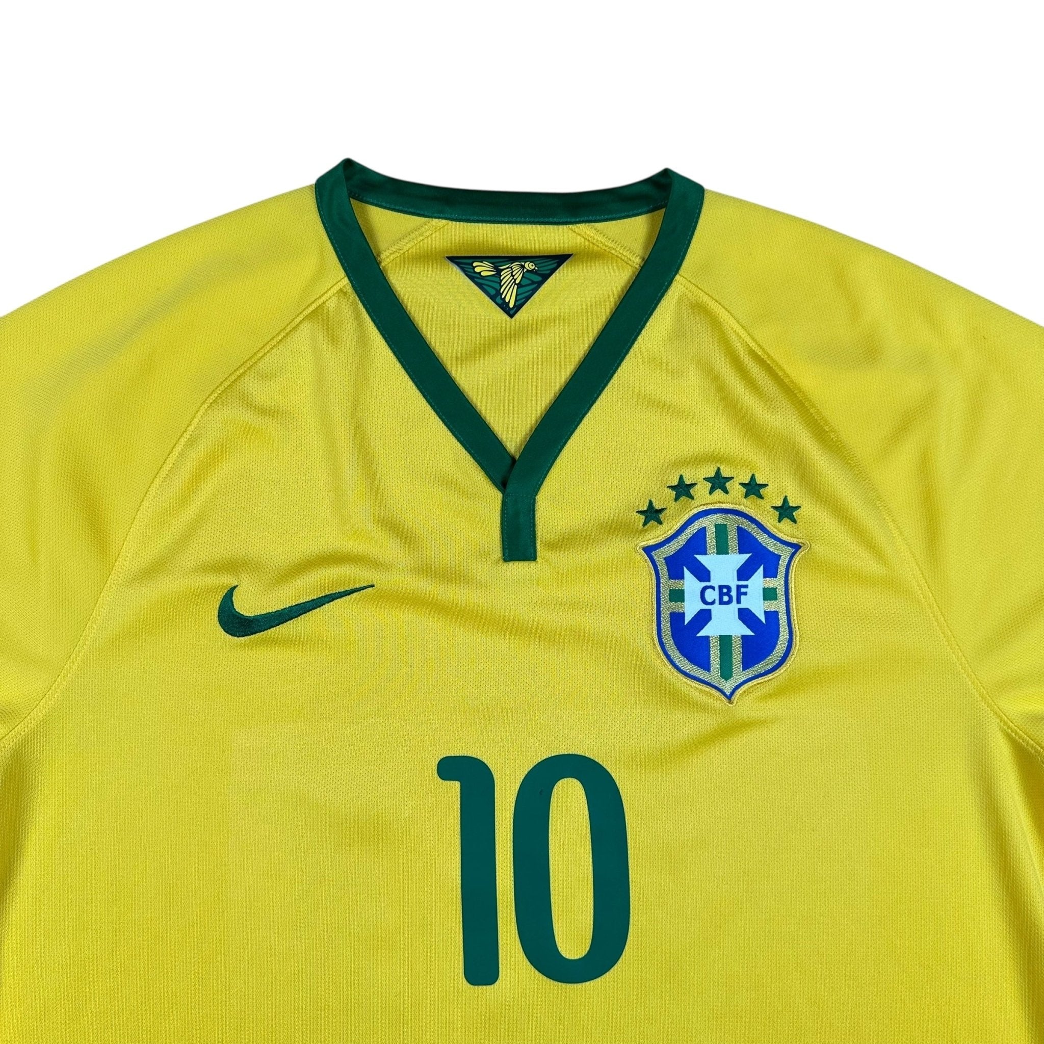 Brazil 2014 Home Shirt (M) Neymar Jr #11 - Kitplug