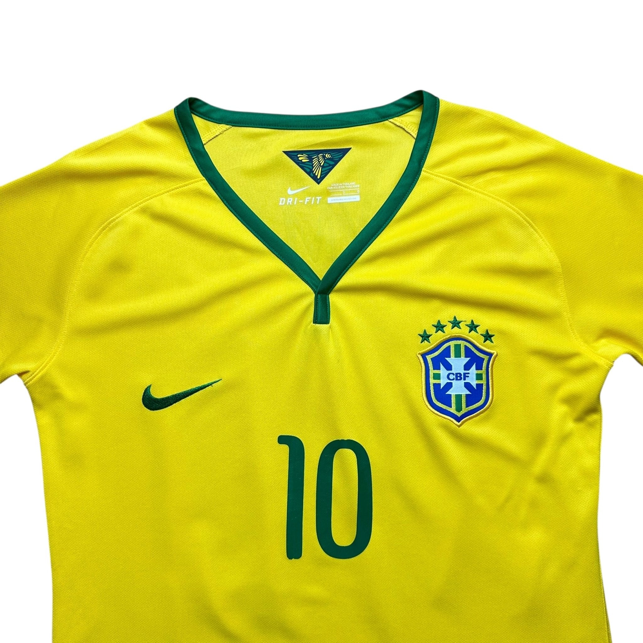Brazil 2014 Home Shirt (XS) Neymar Jr 11 - Kitplug