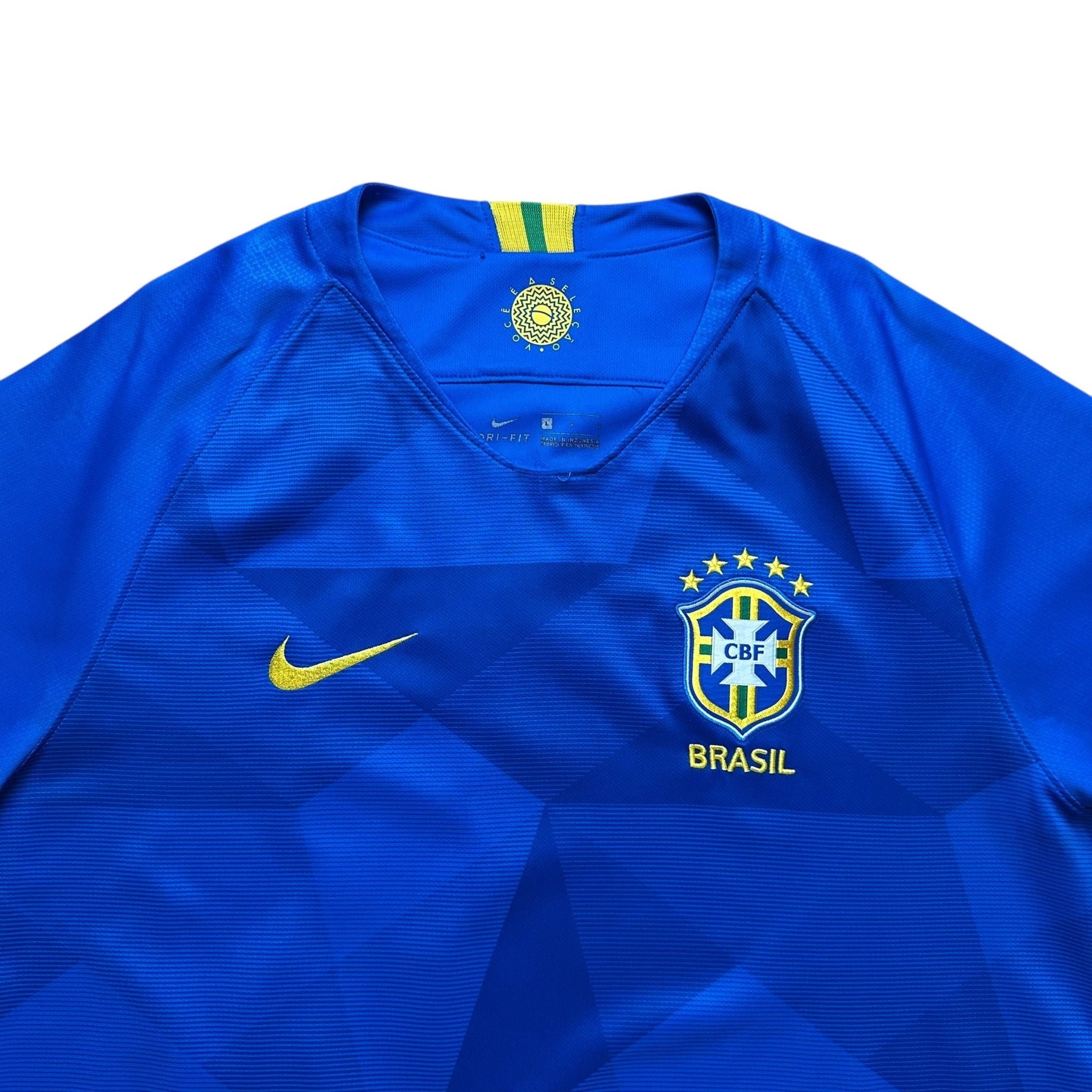 Brazil 2018 Away Shirt (L) Neymar Jr 10 - Kitplug