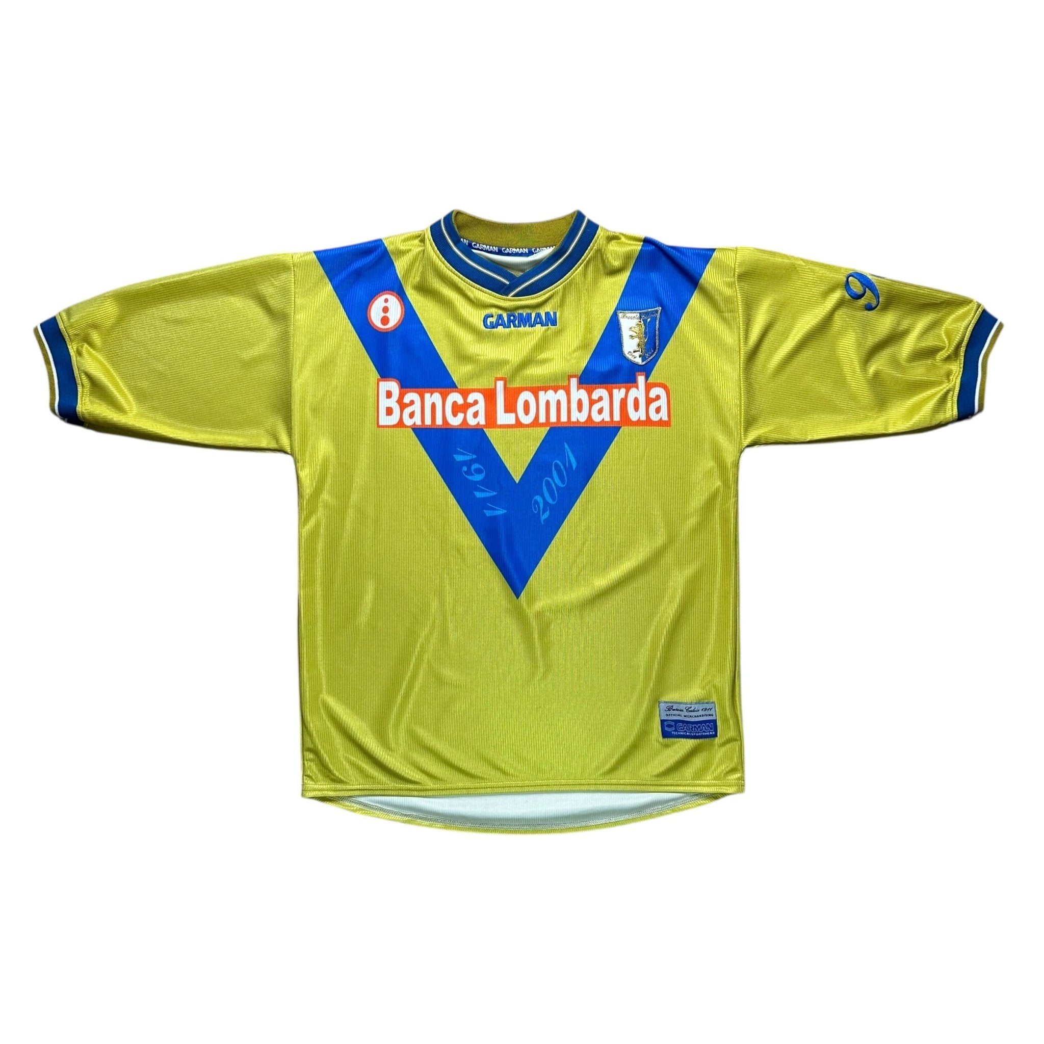 Brescia 2001 - 02 Anniversary Shirt (L) Guardiola 28 - Kitplug