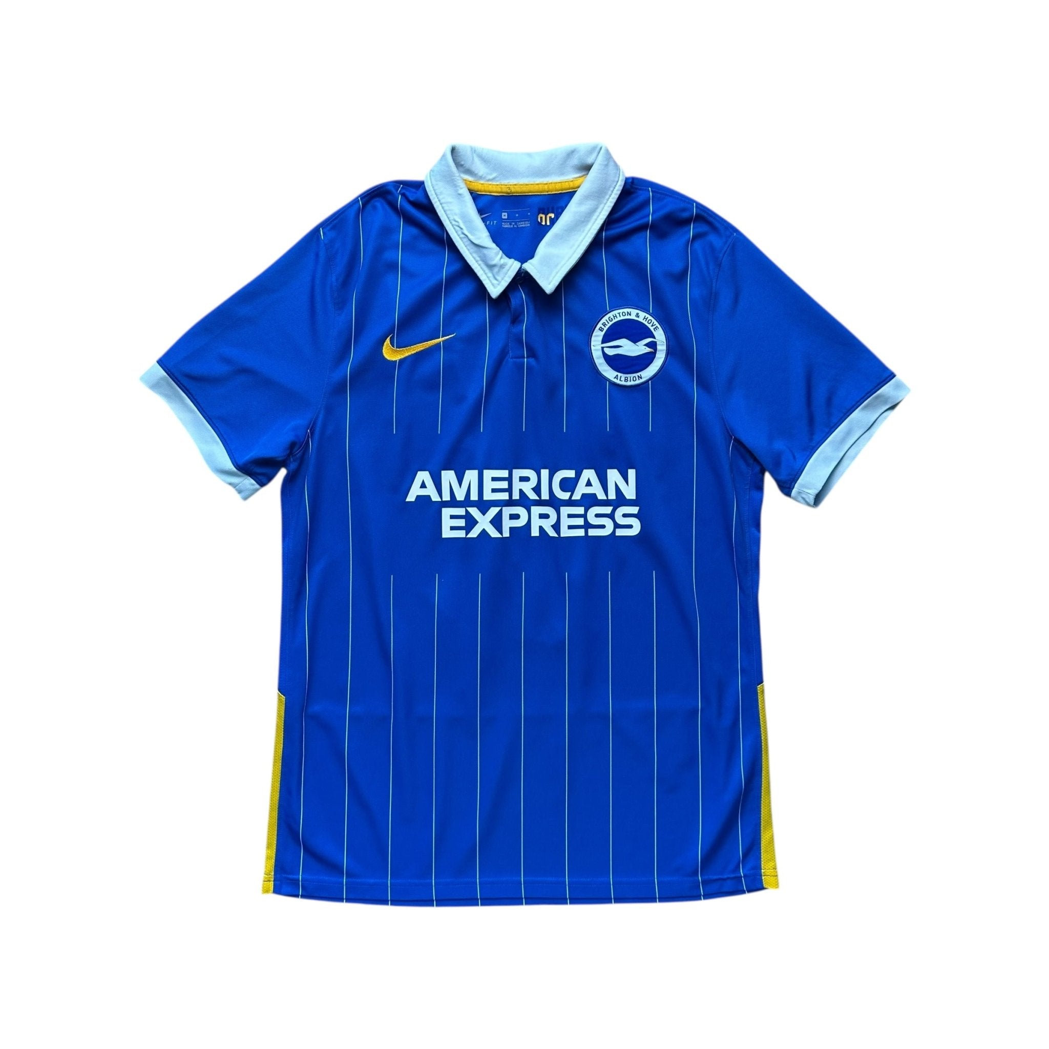 Brighton 2020 - 21 Match Issue Home Shirt (M) 7 - Kitplug