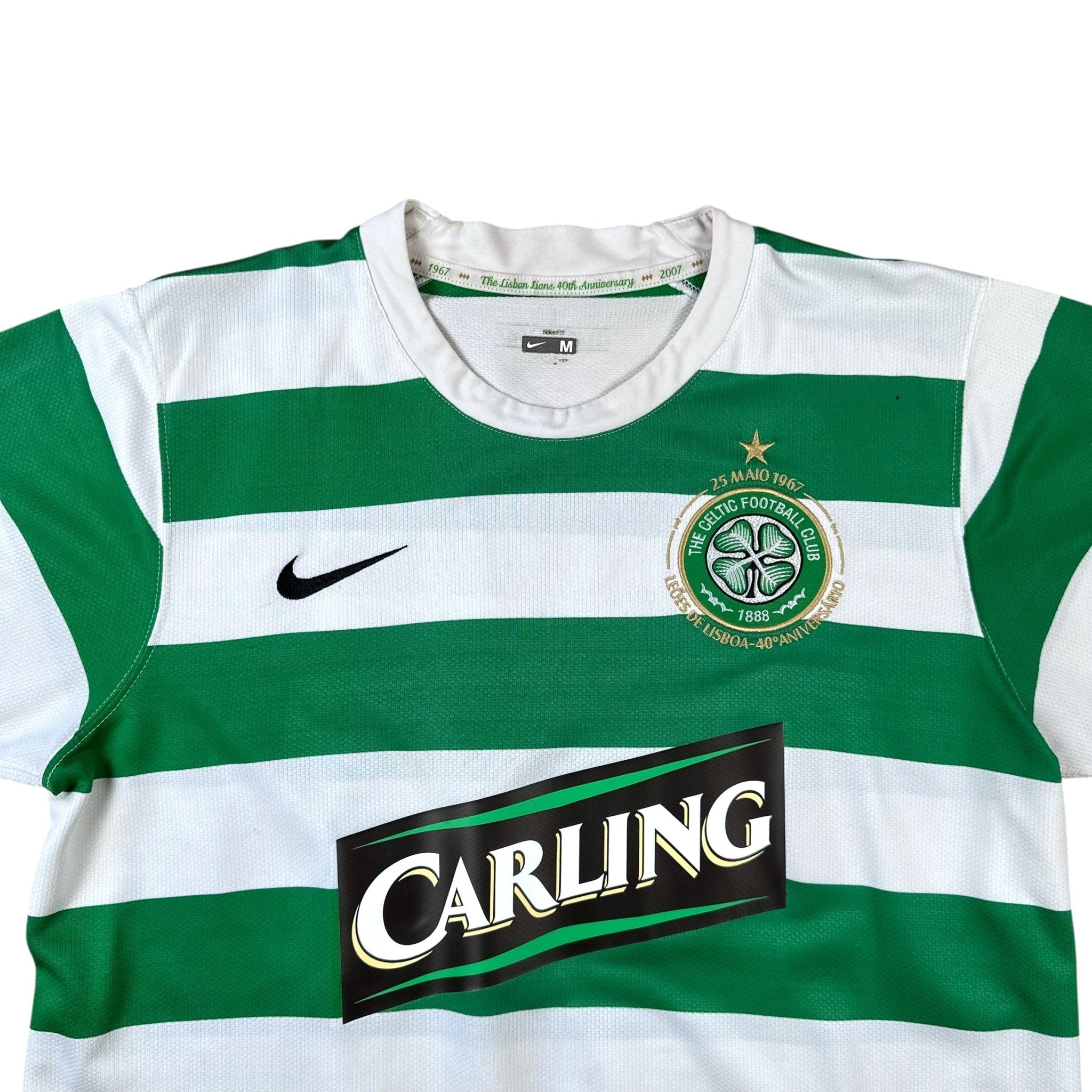 Celtic 2007-08 Home Shirt (M) Nakamura #25 - Kitplug