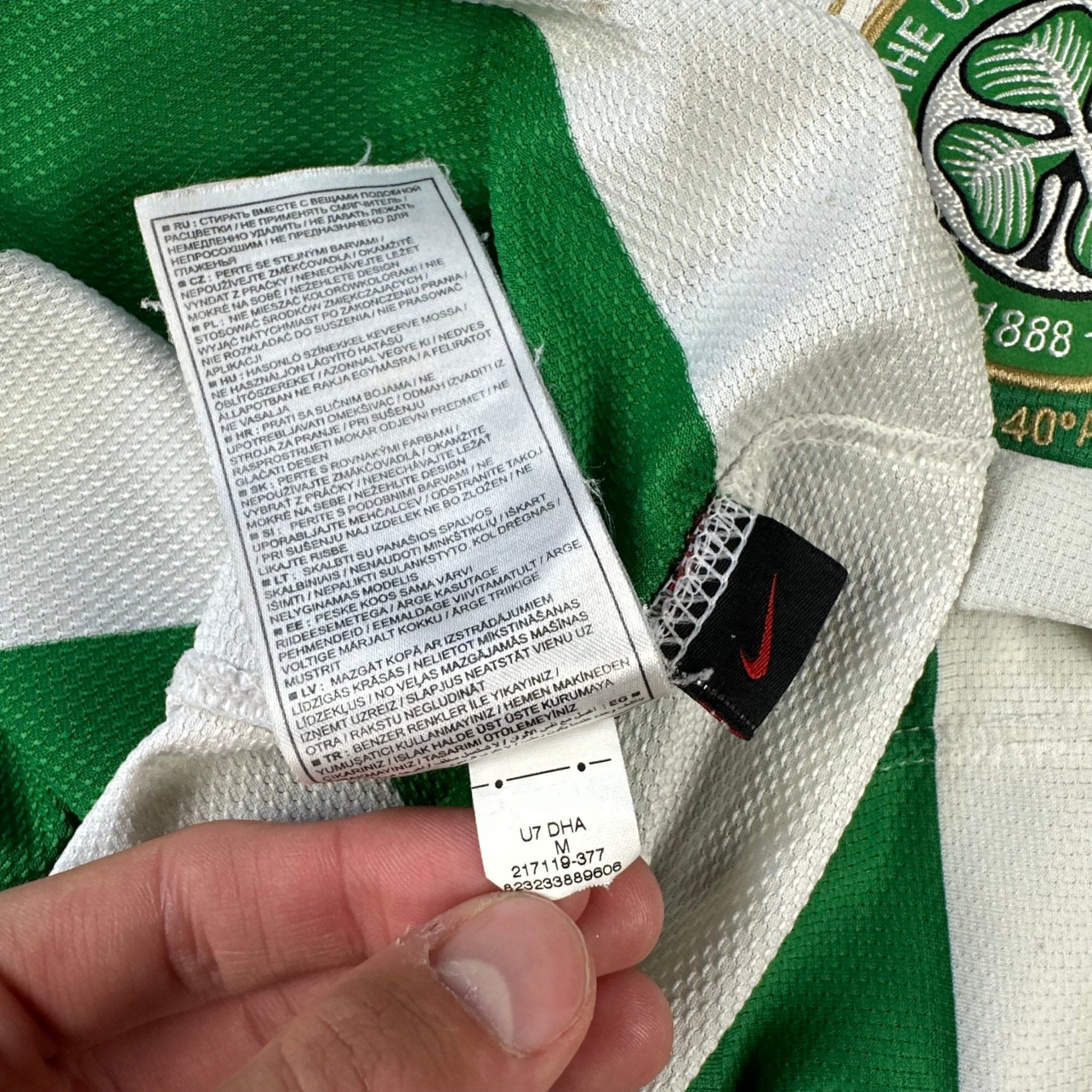Celtic 2007-08 Home Shirt (M) Nakamura #25 - Kitplug