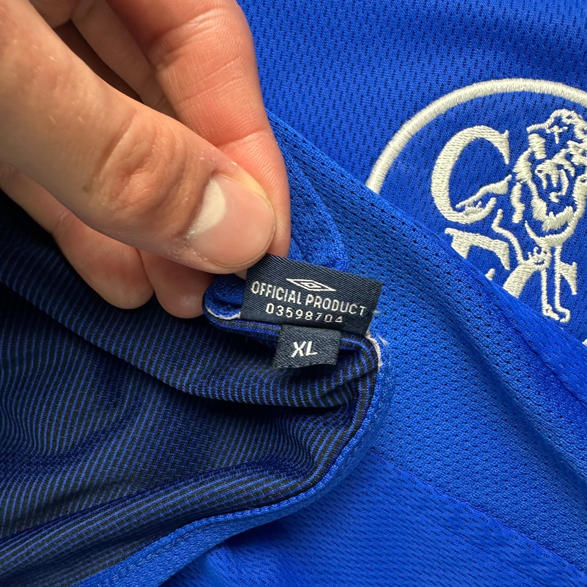 Chelsea 2003 - 04 Home Shirt (XL) Makelele 4 - Kitplug