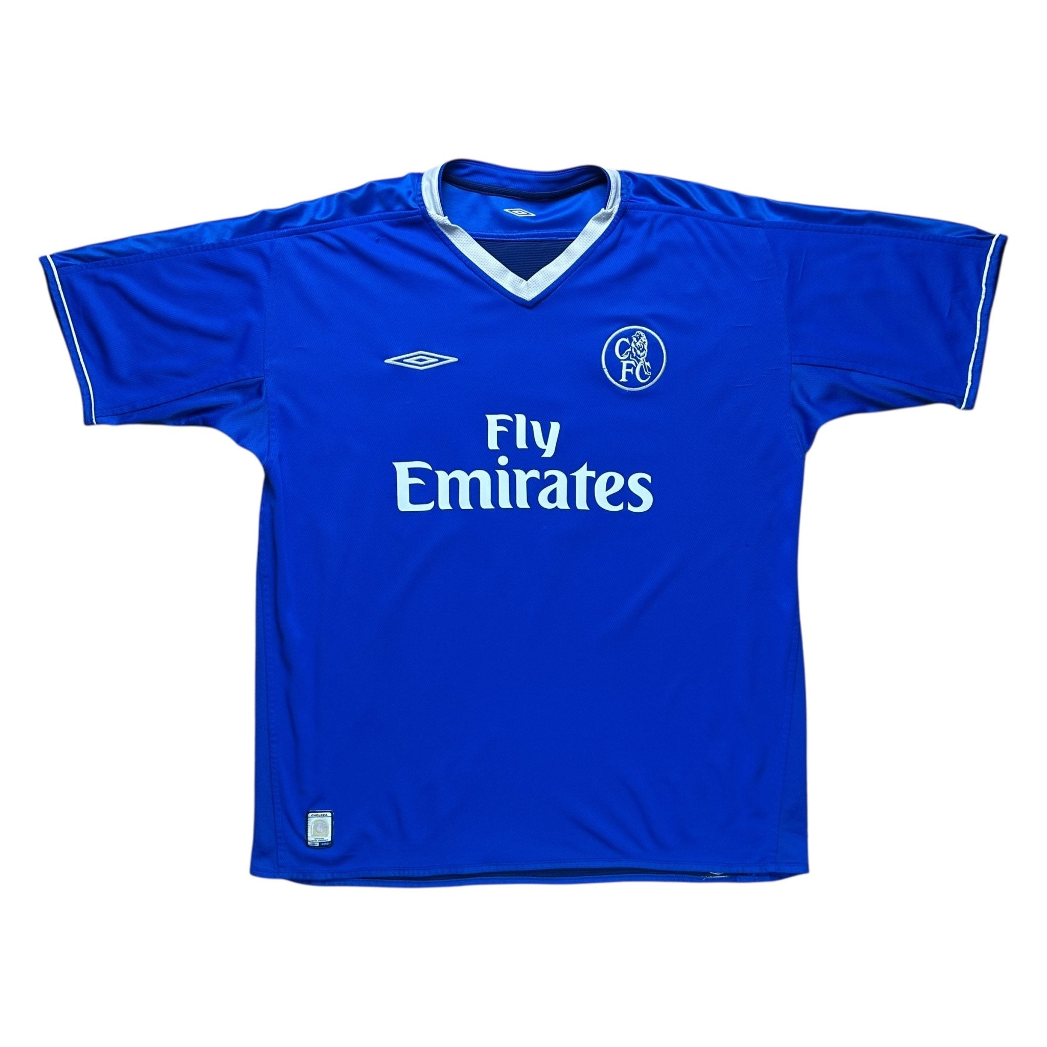 Chelsea 2003 - 04 Home Shirt (XL) Makelele 4 - Kitplug