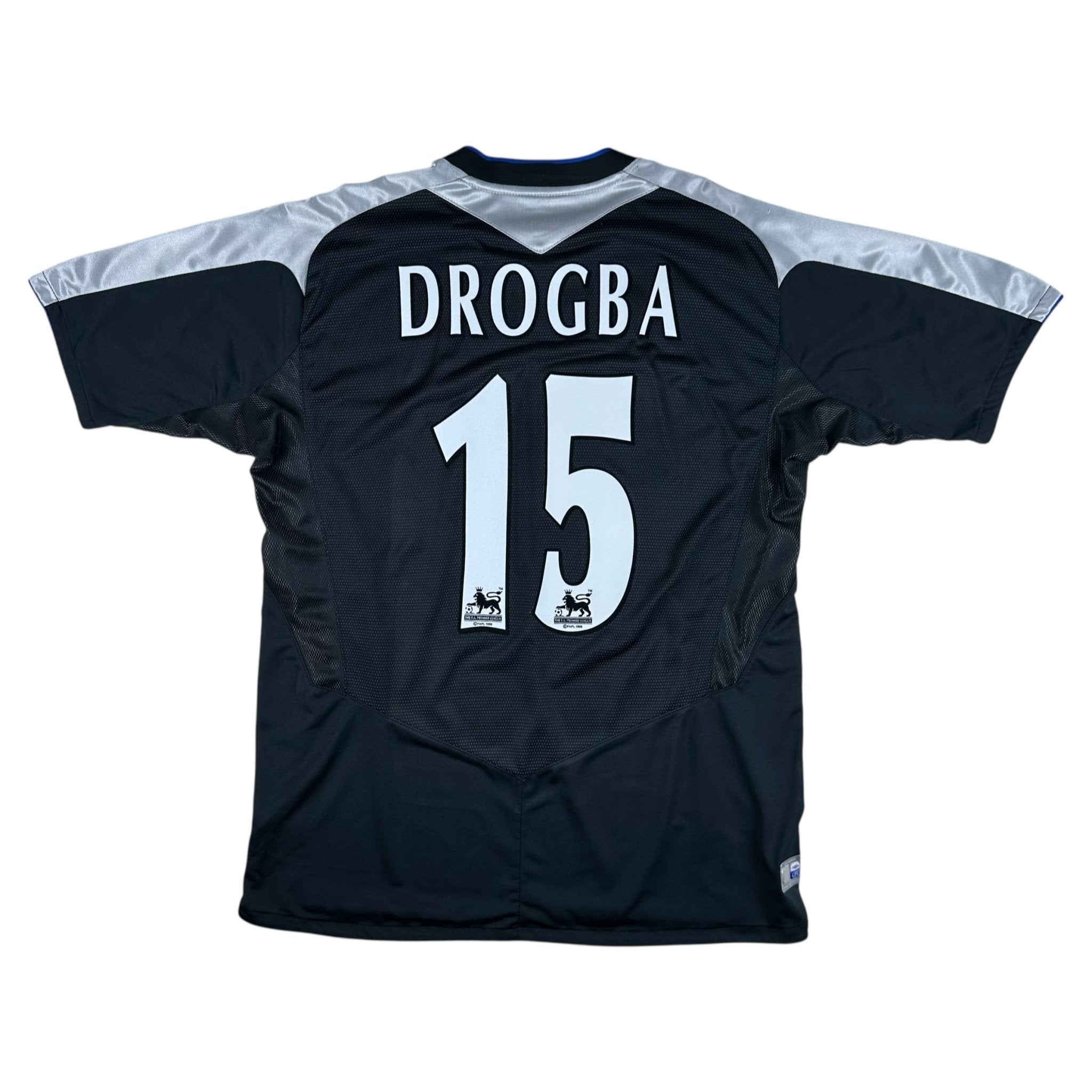Chelsea 2004-05 Away Shirt (L) Drogba 15 - Kitplug