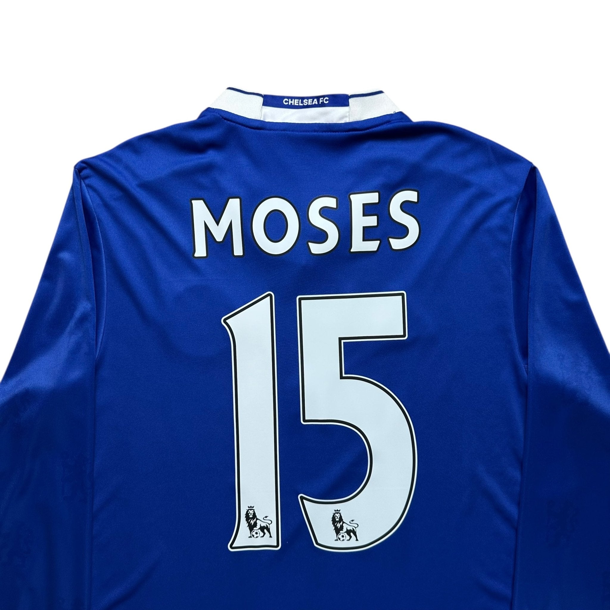 Chelsea 2016 - 17 Home L/S Shirt (L) Moses 15 - Kitplug