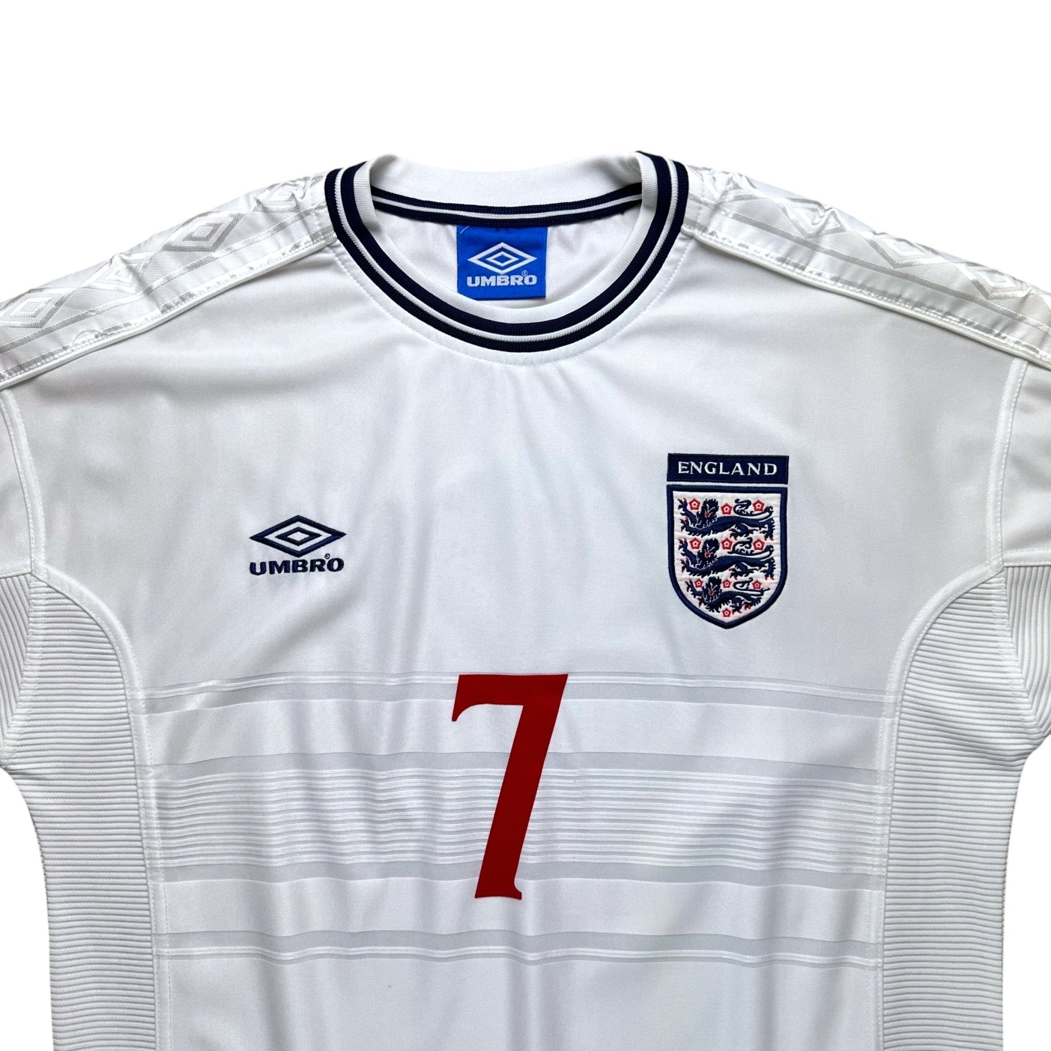 England 2000 Home Shirt (L) Beckham 7 - Kitplug
