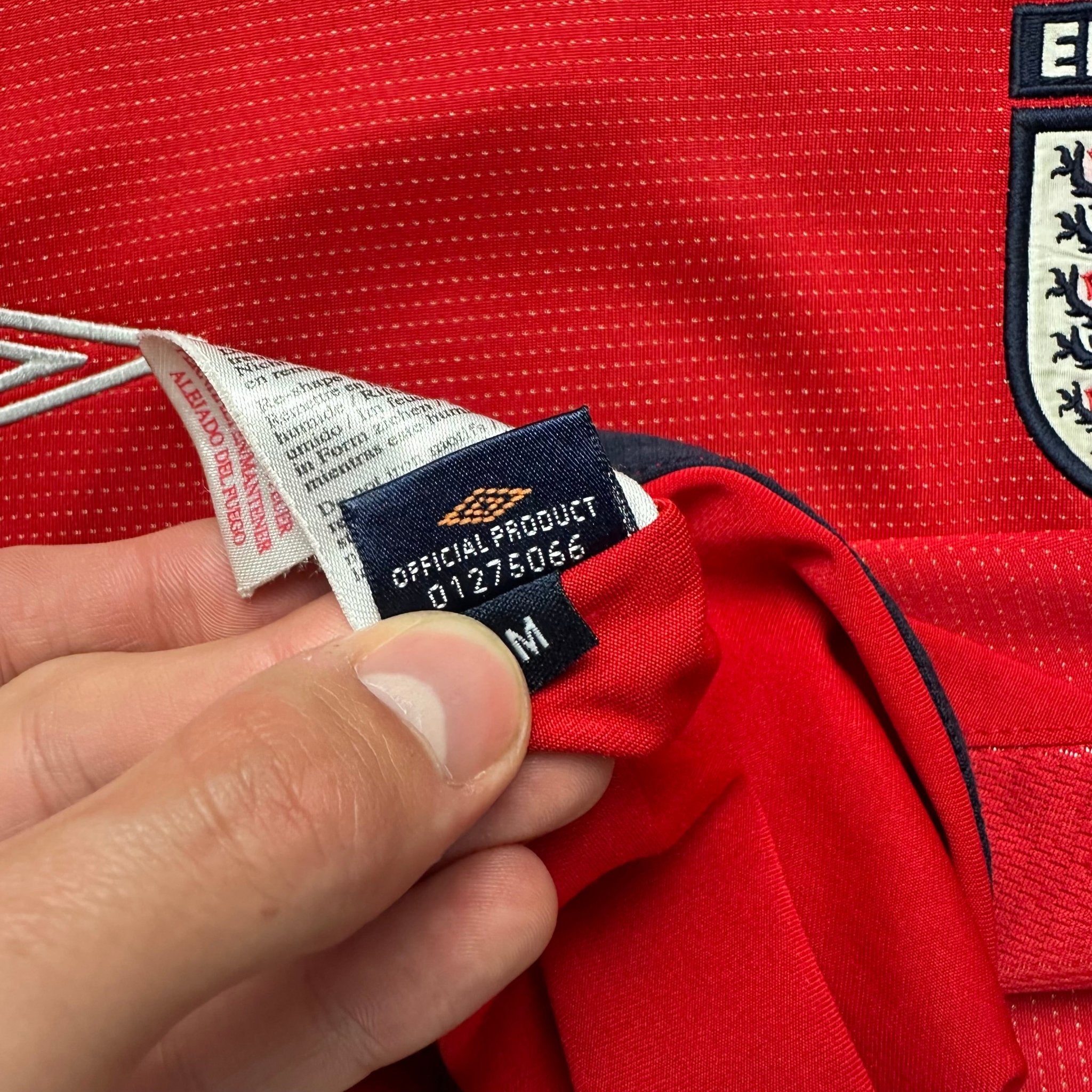 England 2004 Away Shirt (M) Gerrard 4 - Kitplug