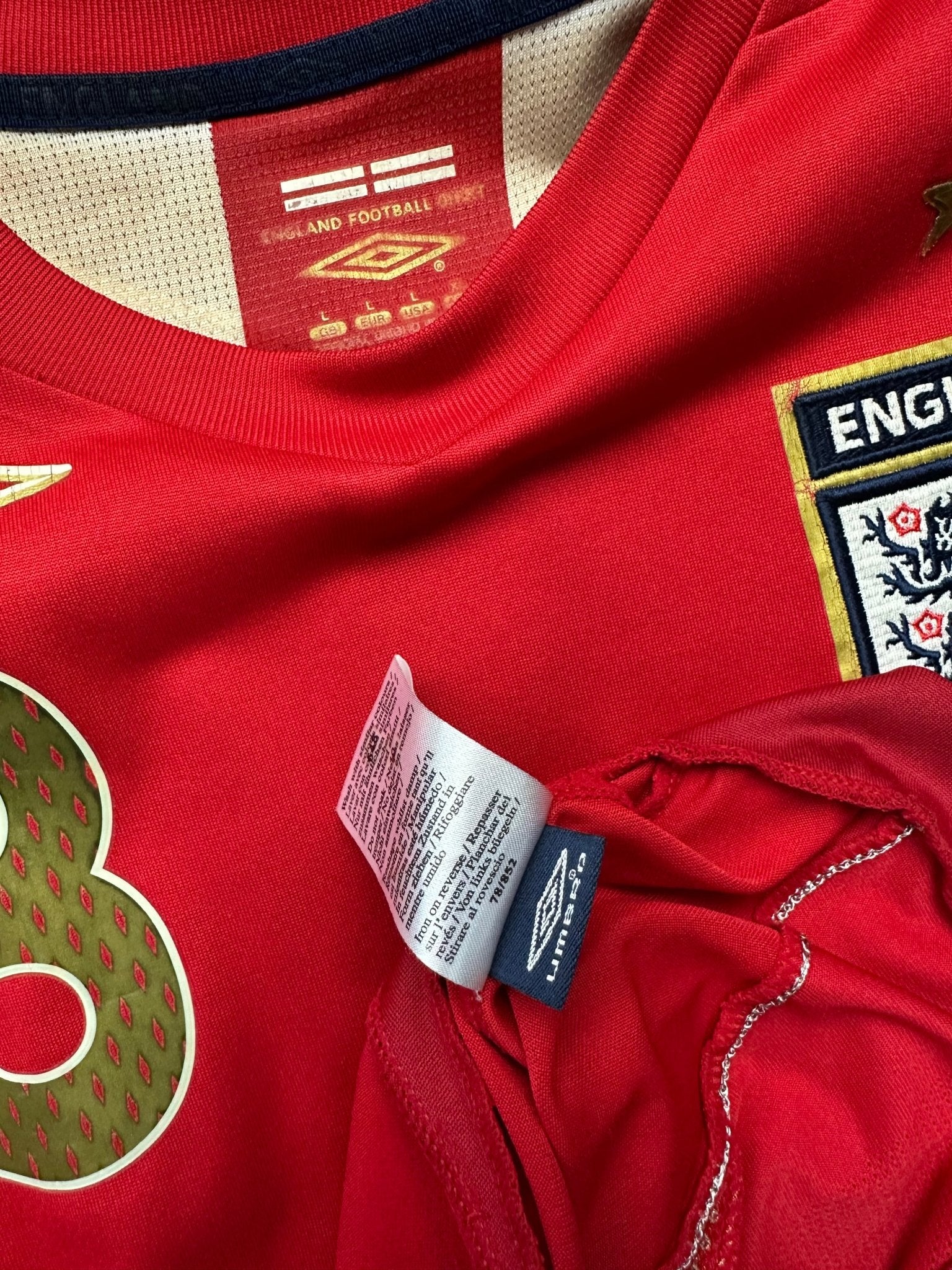 England 2006 Away Shirt (L) Lampard 8 - Kitplug