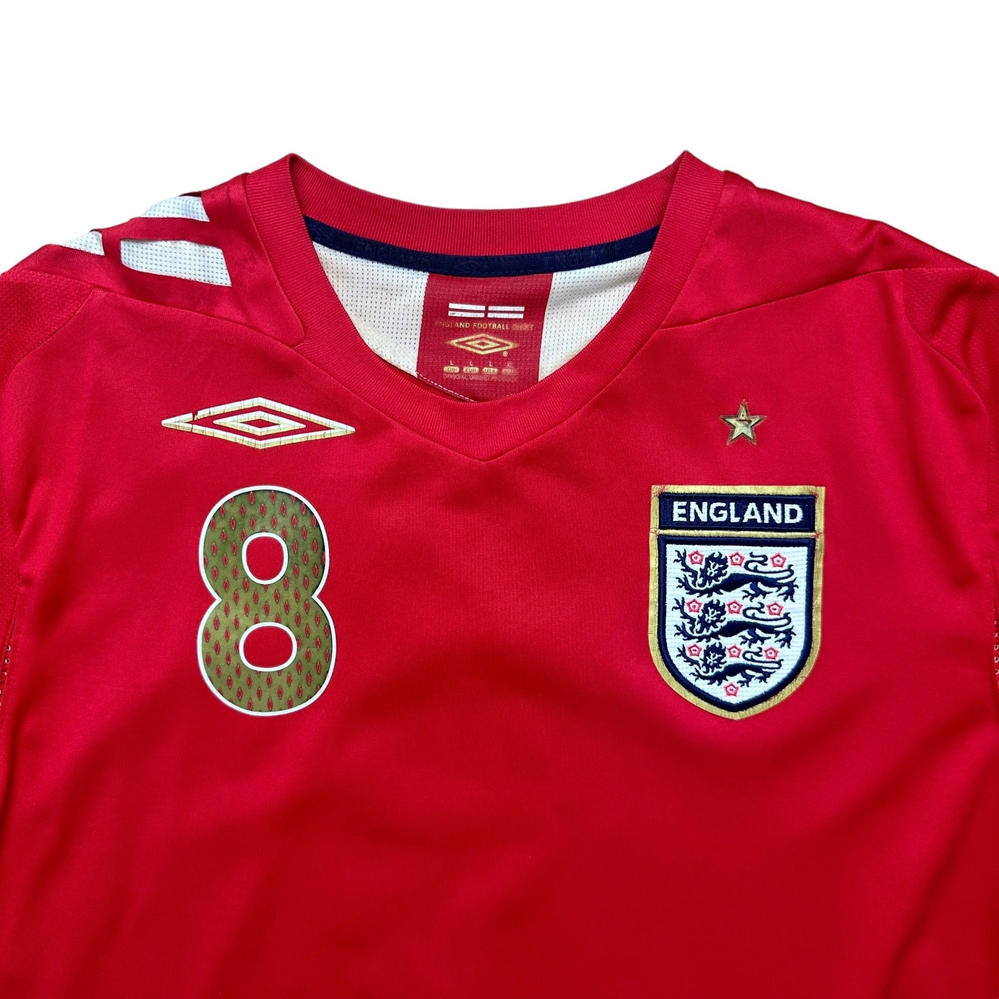 England 2006 Away Shirt (L) Lampard 8 - Kitplug