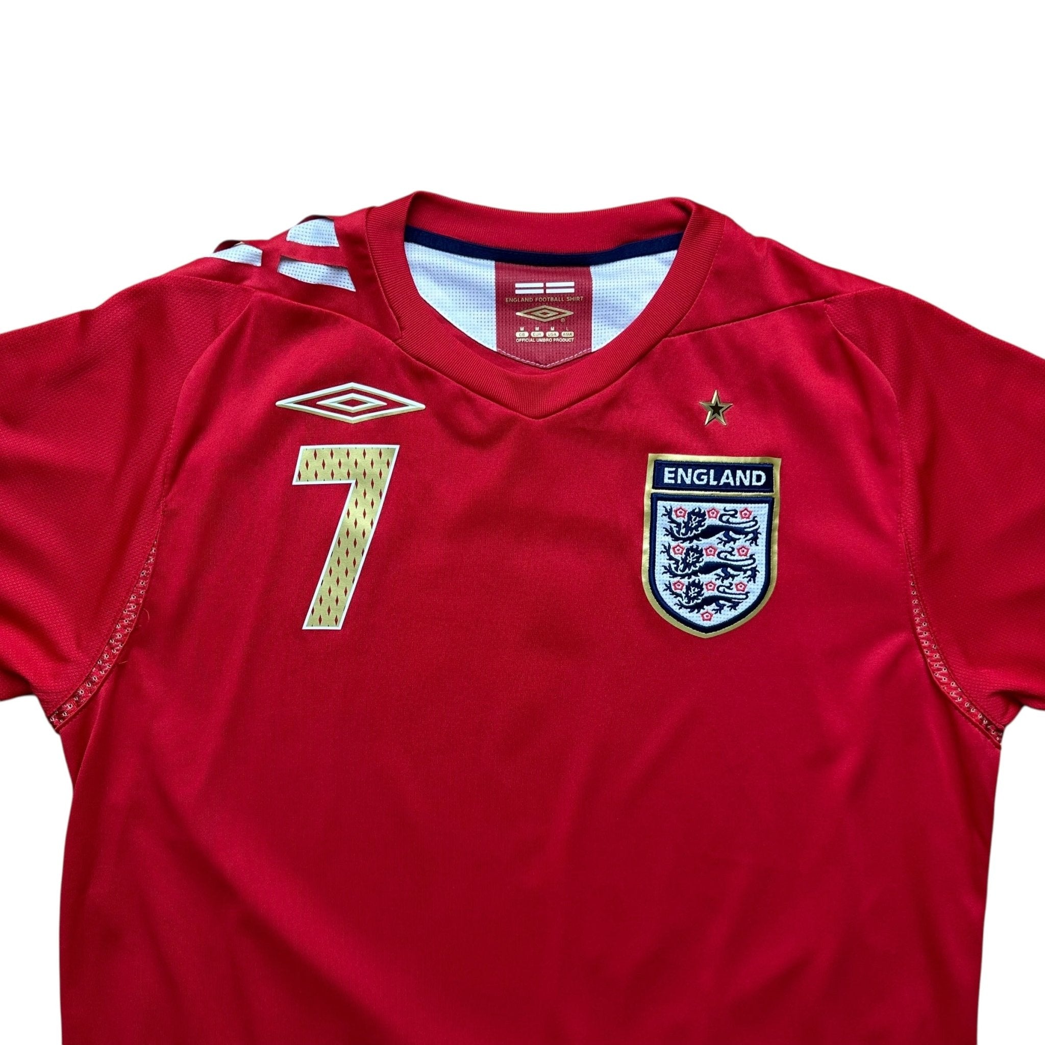 England 2006 Away Shirt (M) Beckham 7 - Kitplug