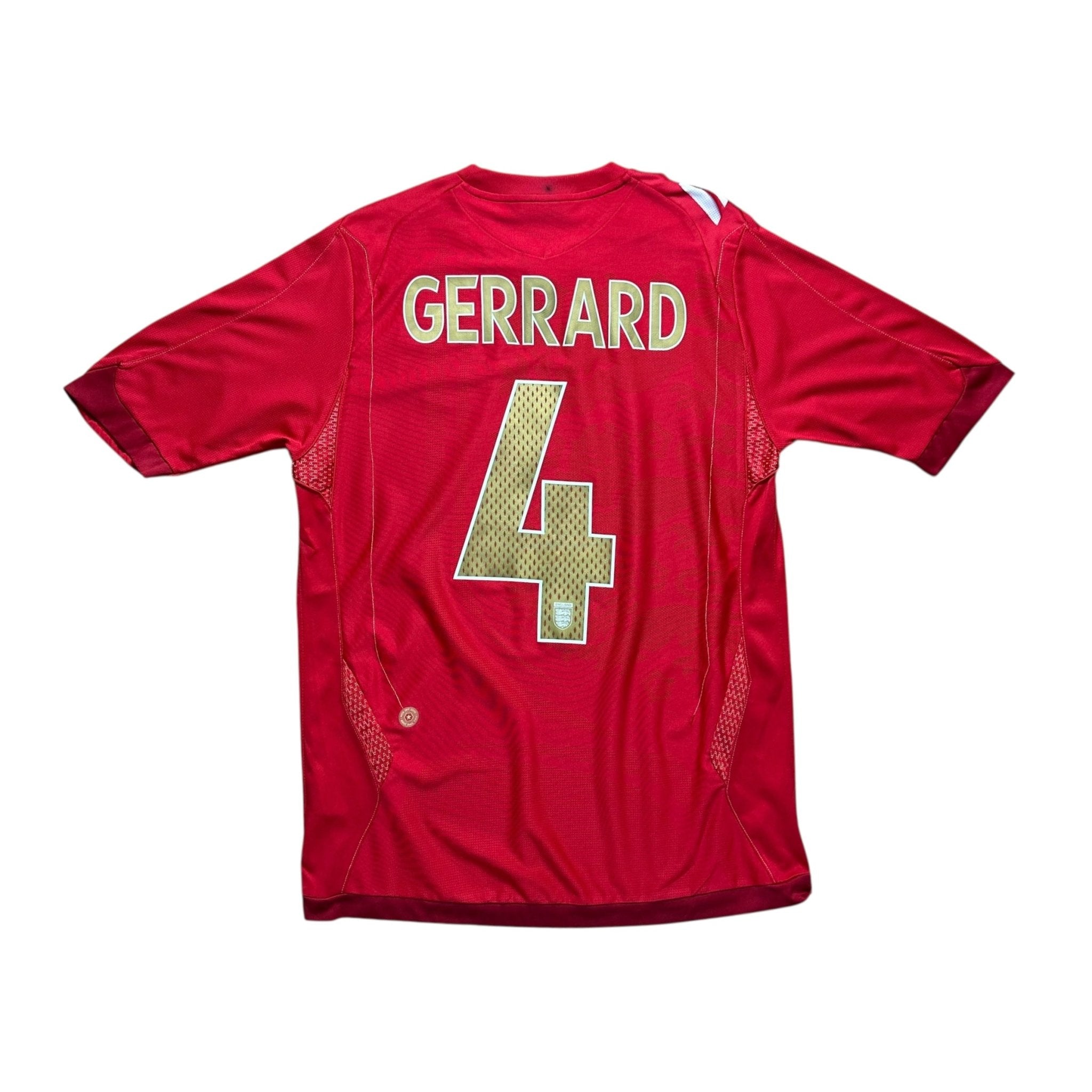 England 2006 Away Shirt (S) Gerrard 4 - Kitplug