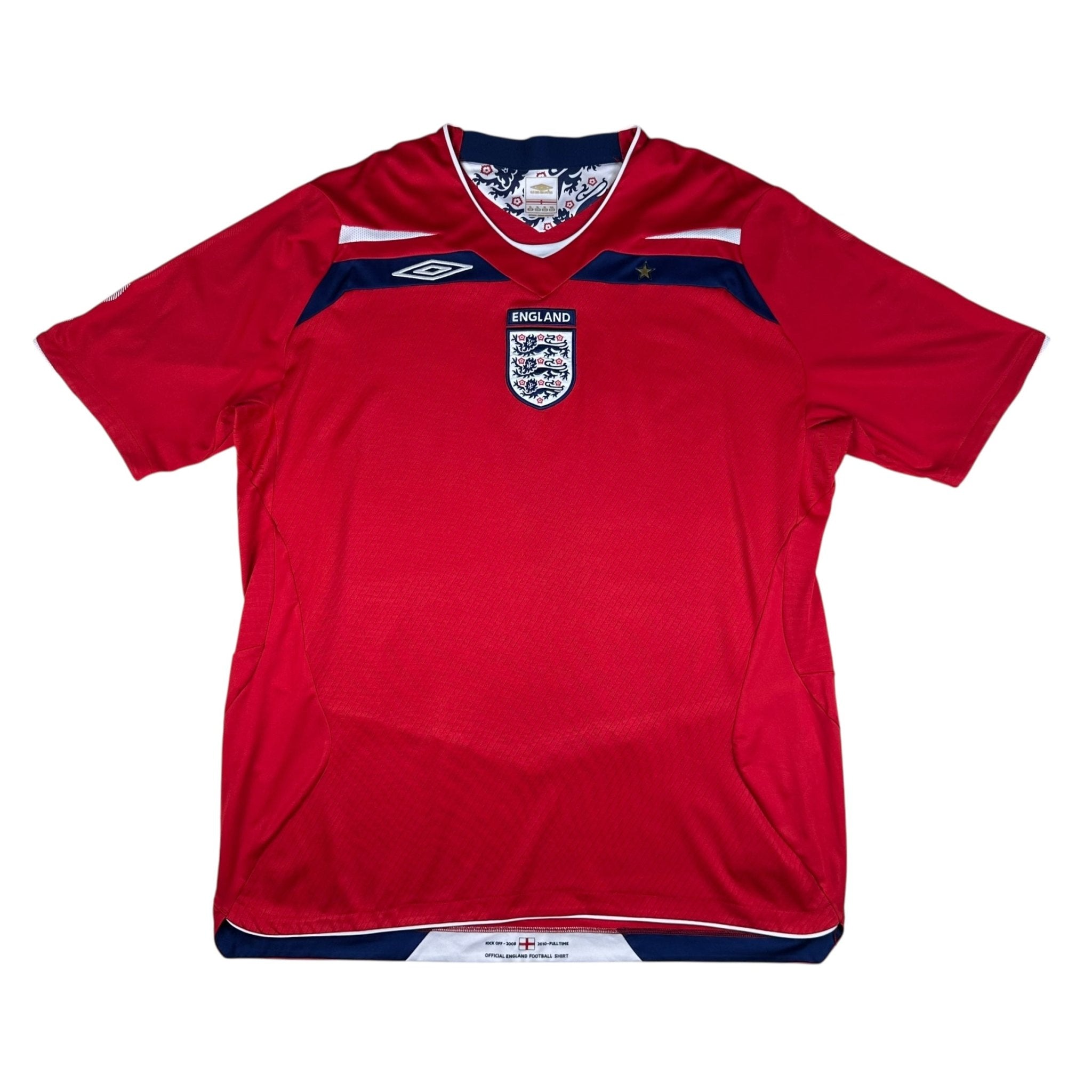 England 2008 Away Shirt (XL) Beckham 7 - Kitplug