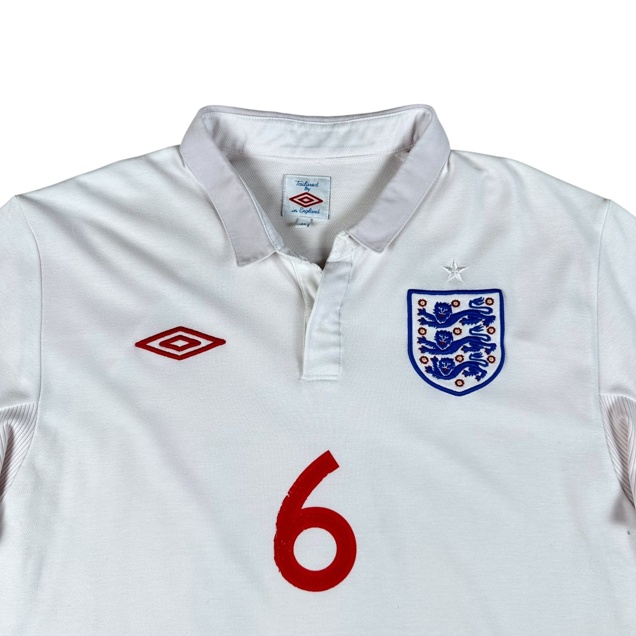 England 2010 Home Shirt (L) Terry 6 - Kitplug