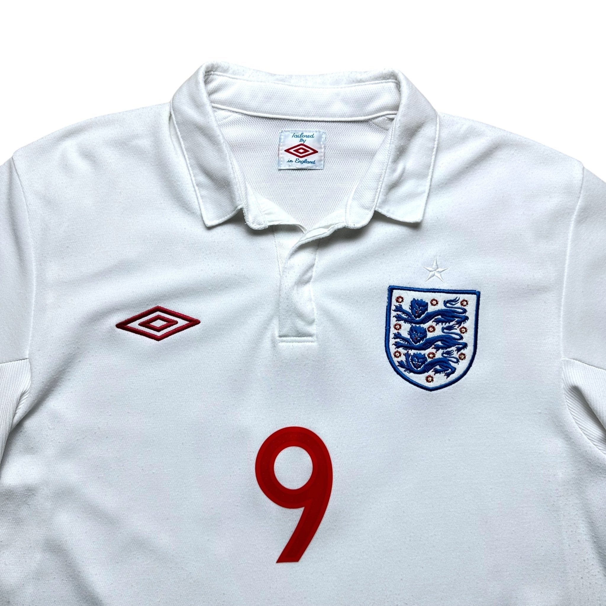 England 2010 Home Shirt (M) Rooney 9 - Kitplug