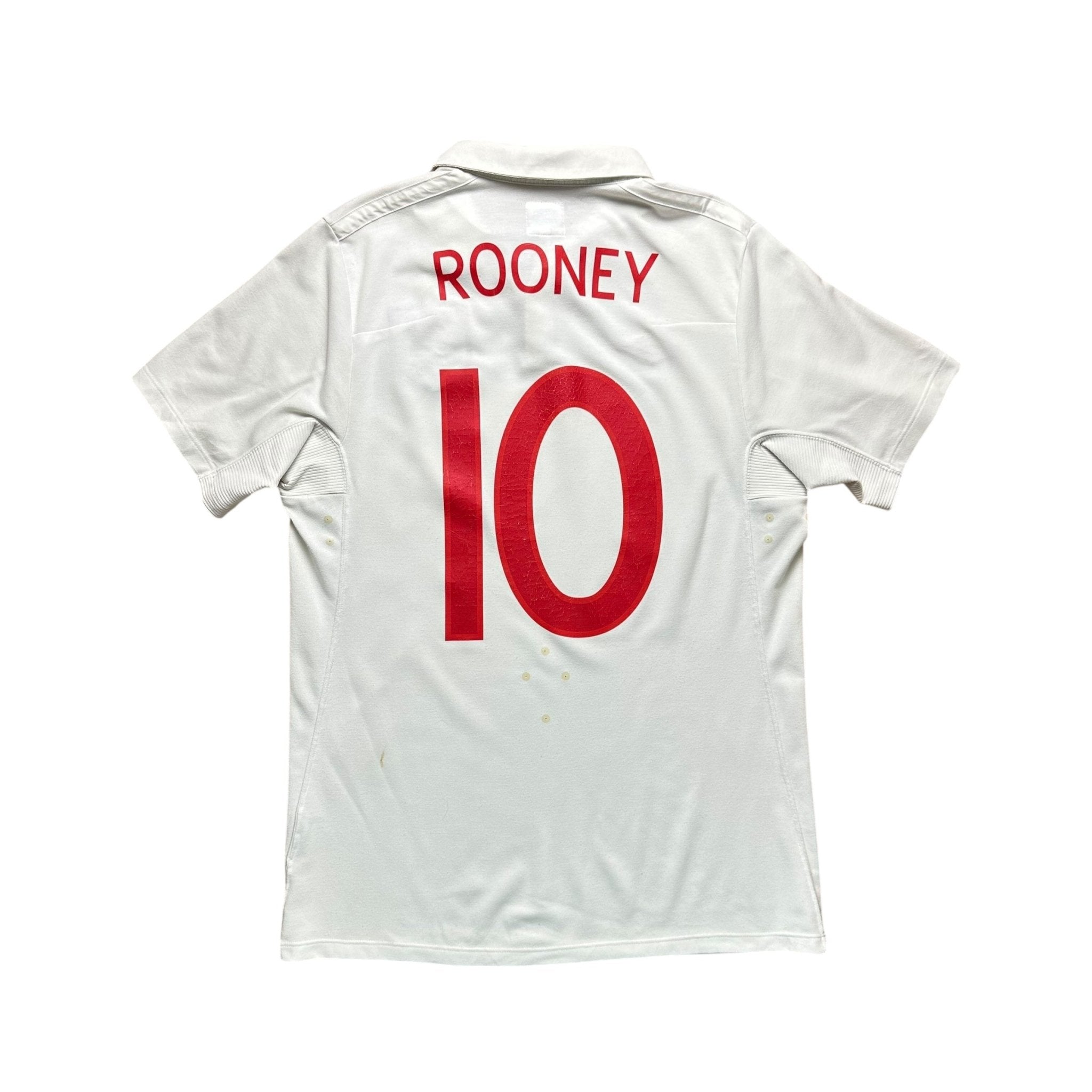 England 2010 Home Shirt (M) Rooney 9 - Kitplug