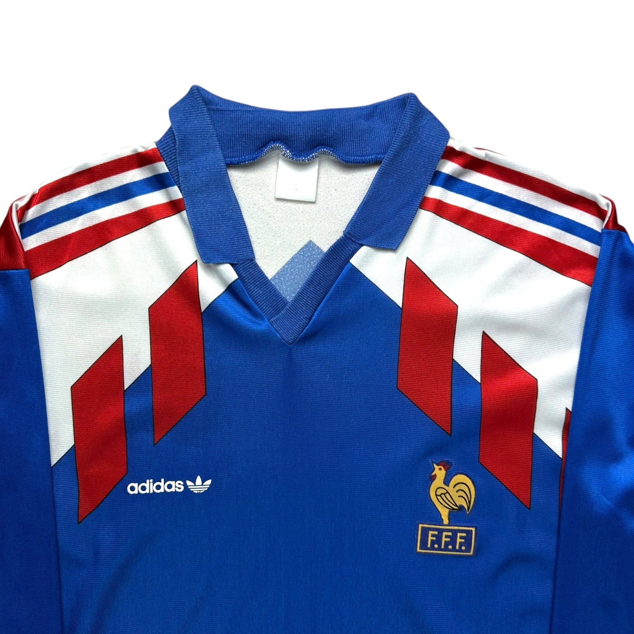 France 1990 L/S Home Shirt (M) - Kitplug