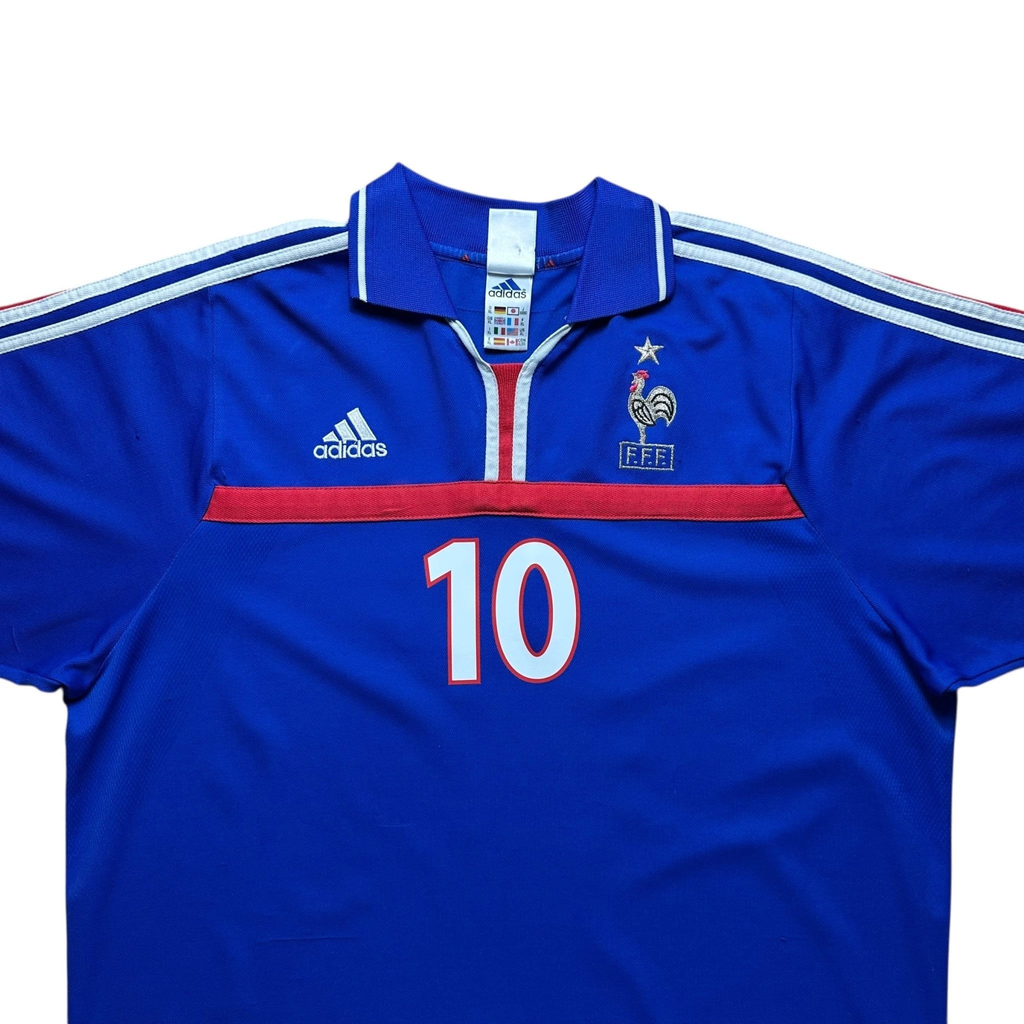France 2000 Home Shirt (XL) Zidane 10 - Kitplug