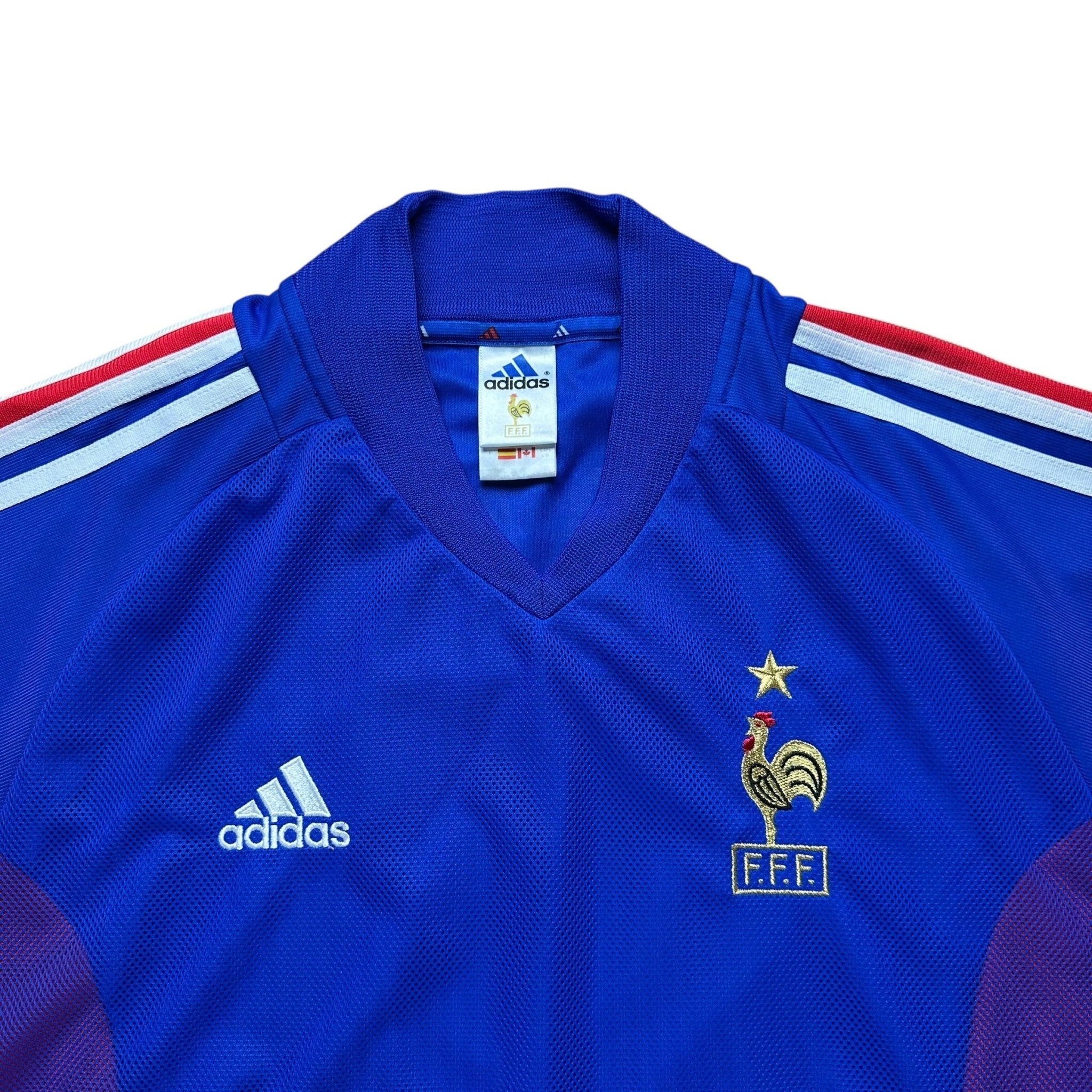 France 2002 Home Shirt (M) Zidane 10 - Kitplug