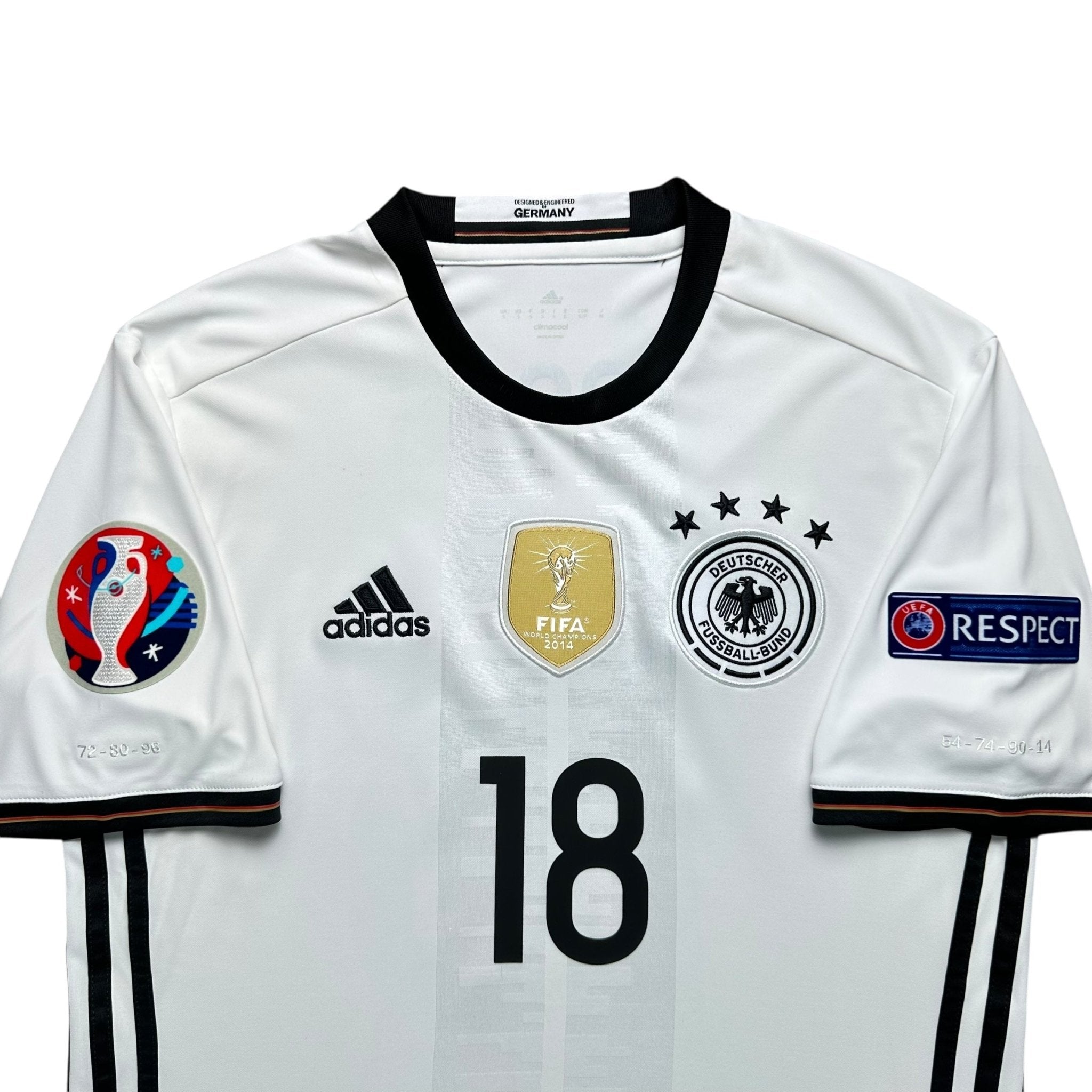 Germany 2016 Home Shirt (Multiple Sizes) Kroos 18 - Kitplug
