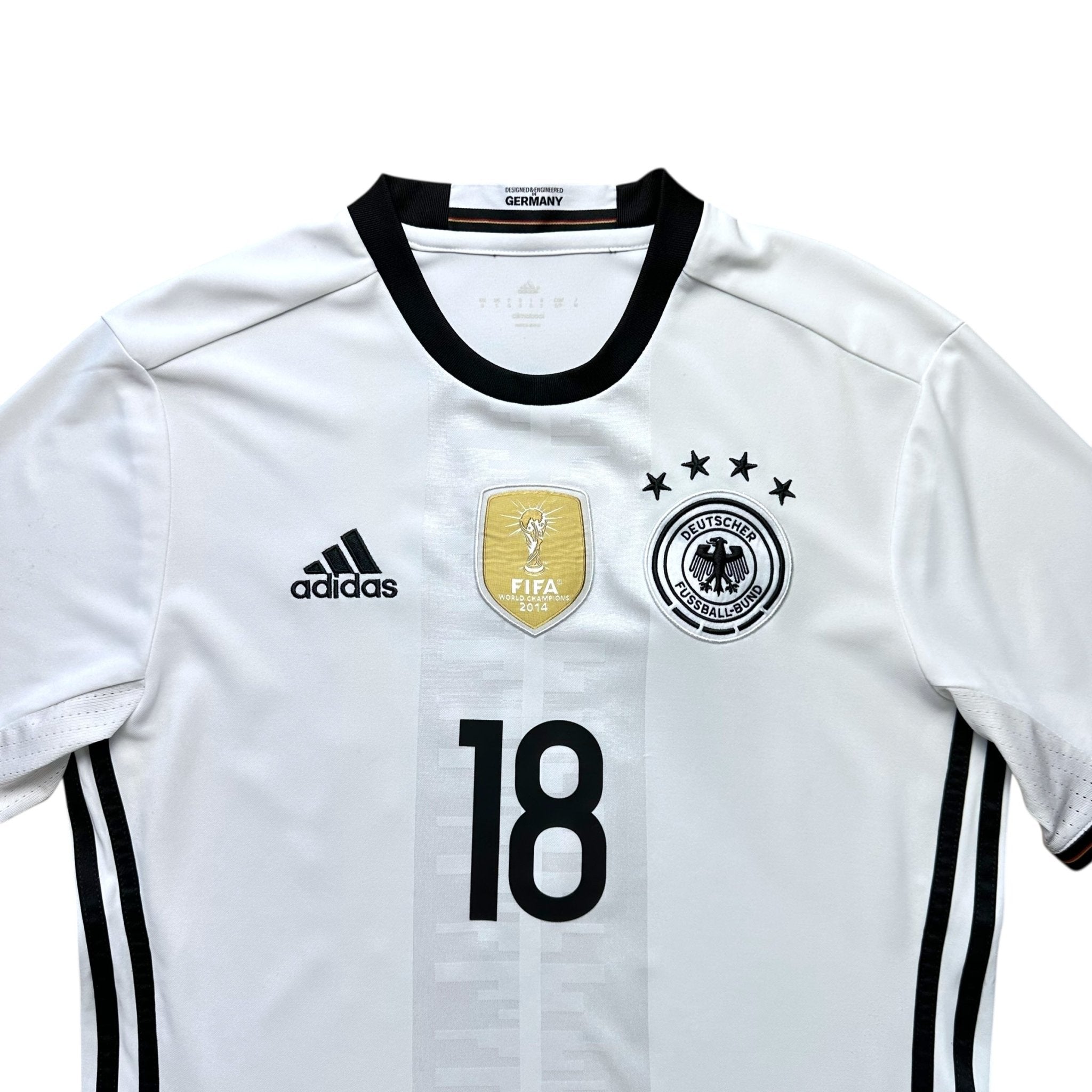 Germany 2016 Home Shirt (S) Kroos 18 - Kitplug