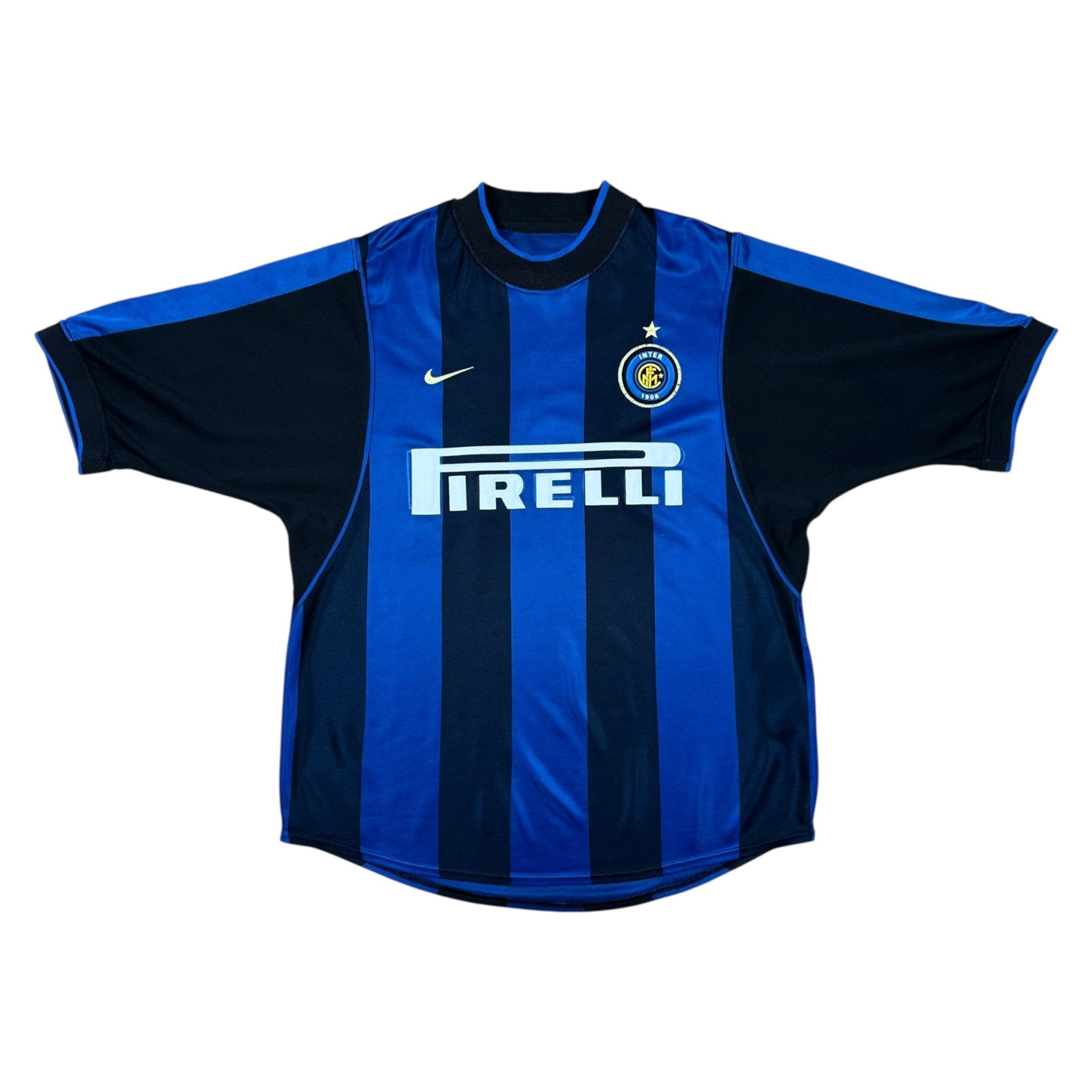 Inter Milan 2000-01 Home Shirt (M) Ronaldo 9 - Kitplug