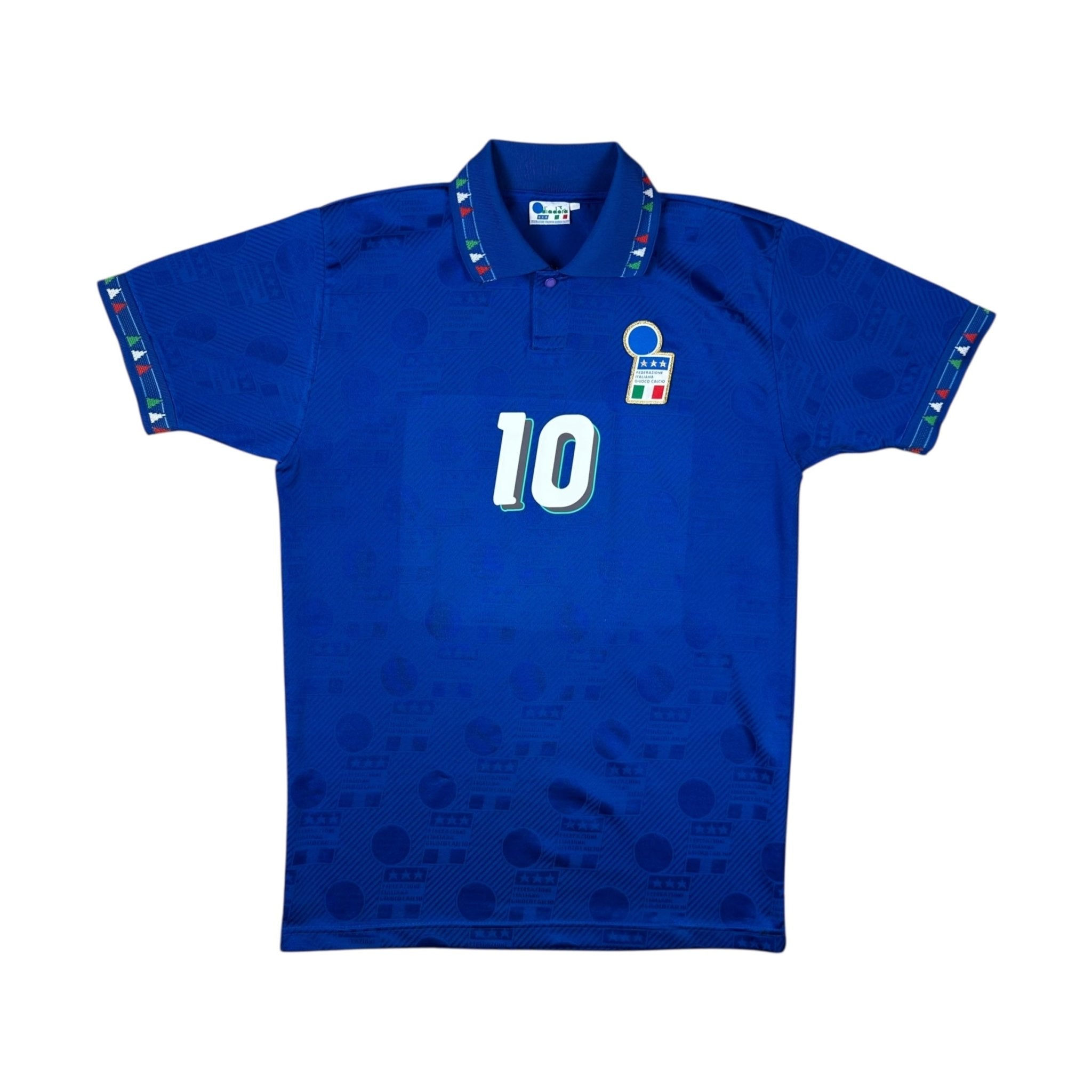 Italy 1994 Home Shirt (M) Baggio #10 - Kitplug