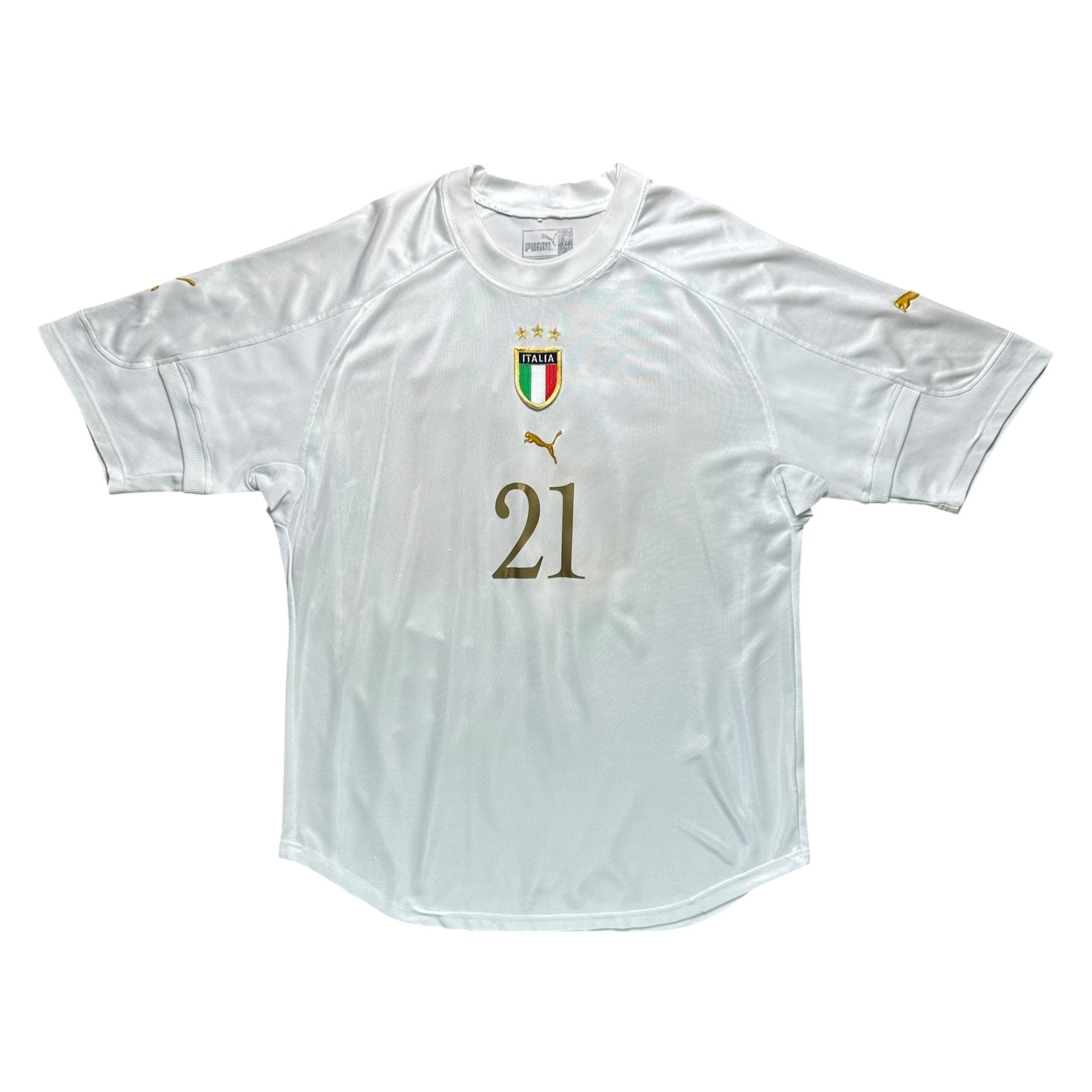 Italy 2004 Away Shirt (XL) Pirlo 21 - Kitplug