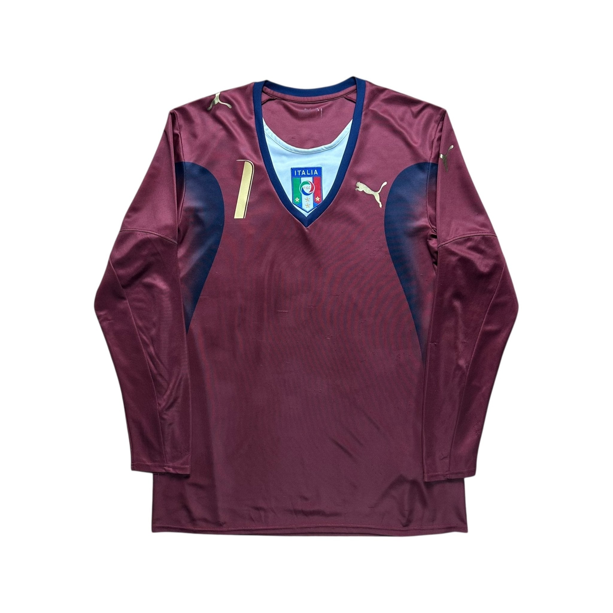 Italy 2006 GK Away Shirt (L) Buffon 1 - Kitplug