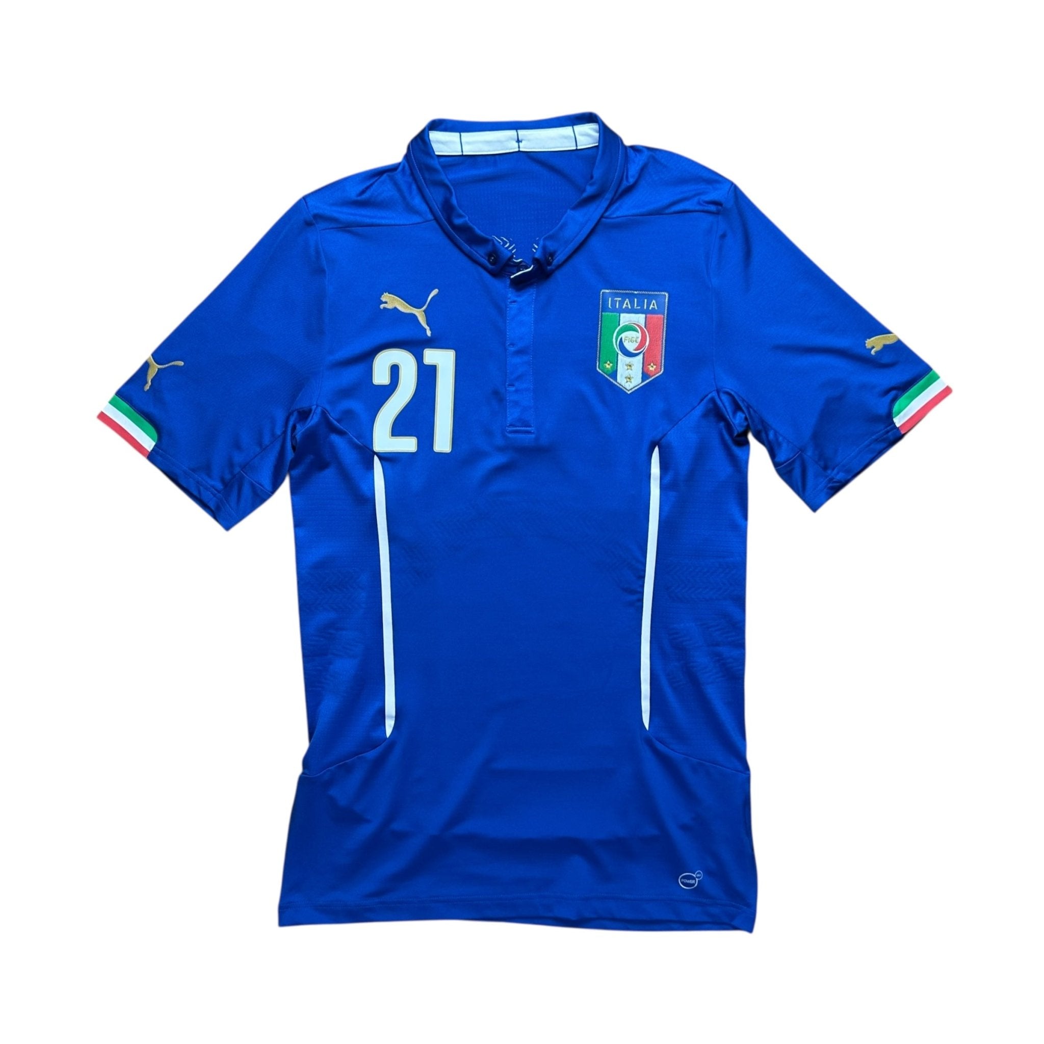 Italy 2014 Player Issue Authentic Home Shirt (XL) Pirlo 21 - Kitplug