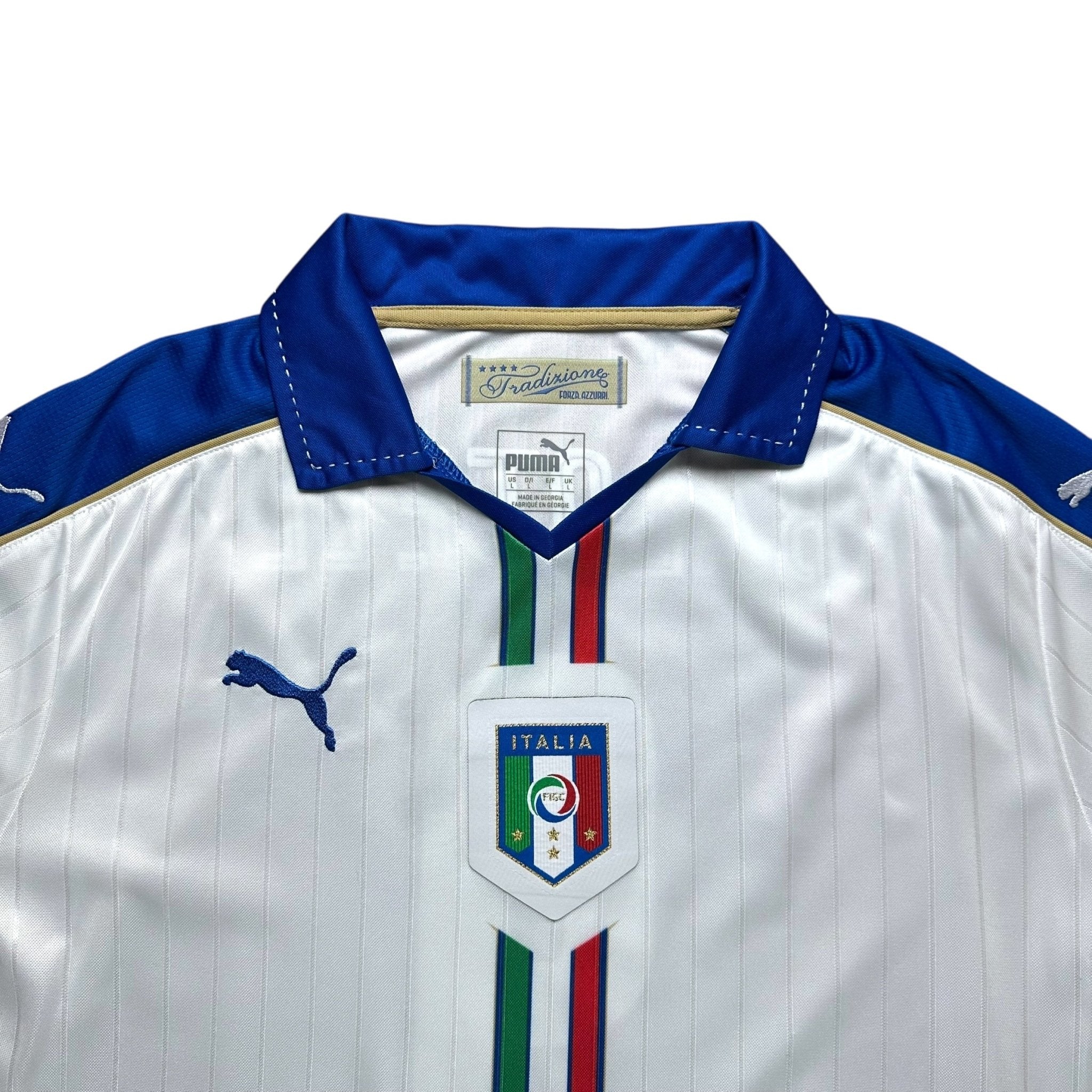 Italy 2016 Away Shirt (L) Balotelli 9 - Kitplug