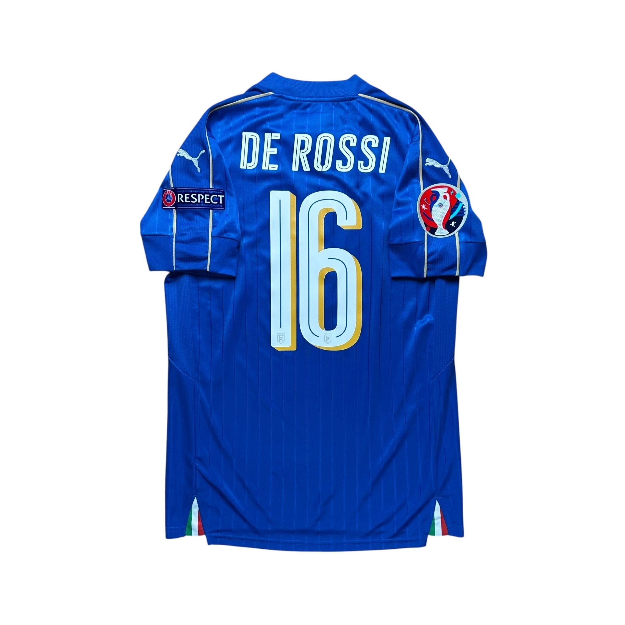 Italy 2016 Home Shirt (S) De Rossi 16 - Kitplug