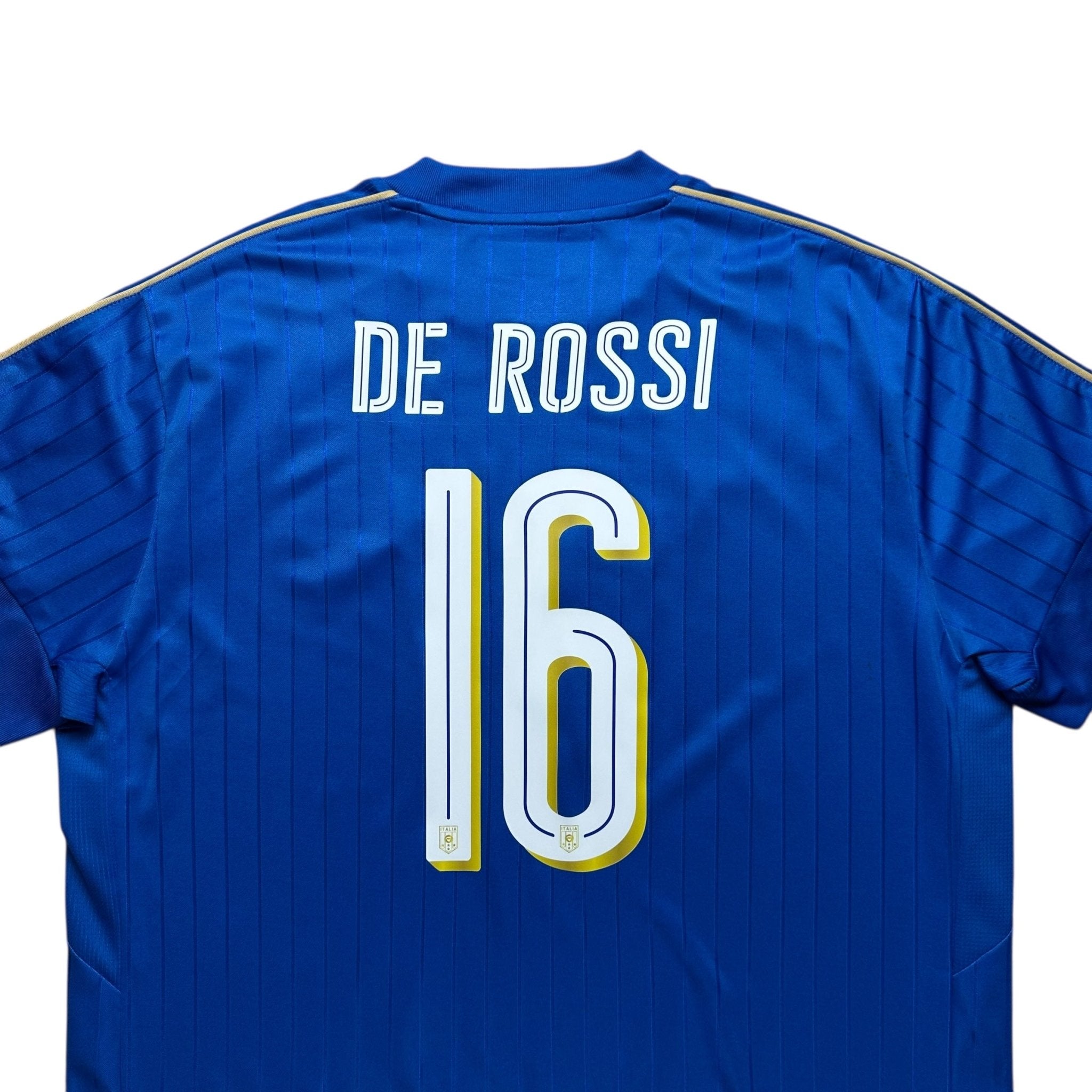 Italy 2016 Home Shirt (XL) De Rossi 16 - Kitplug