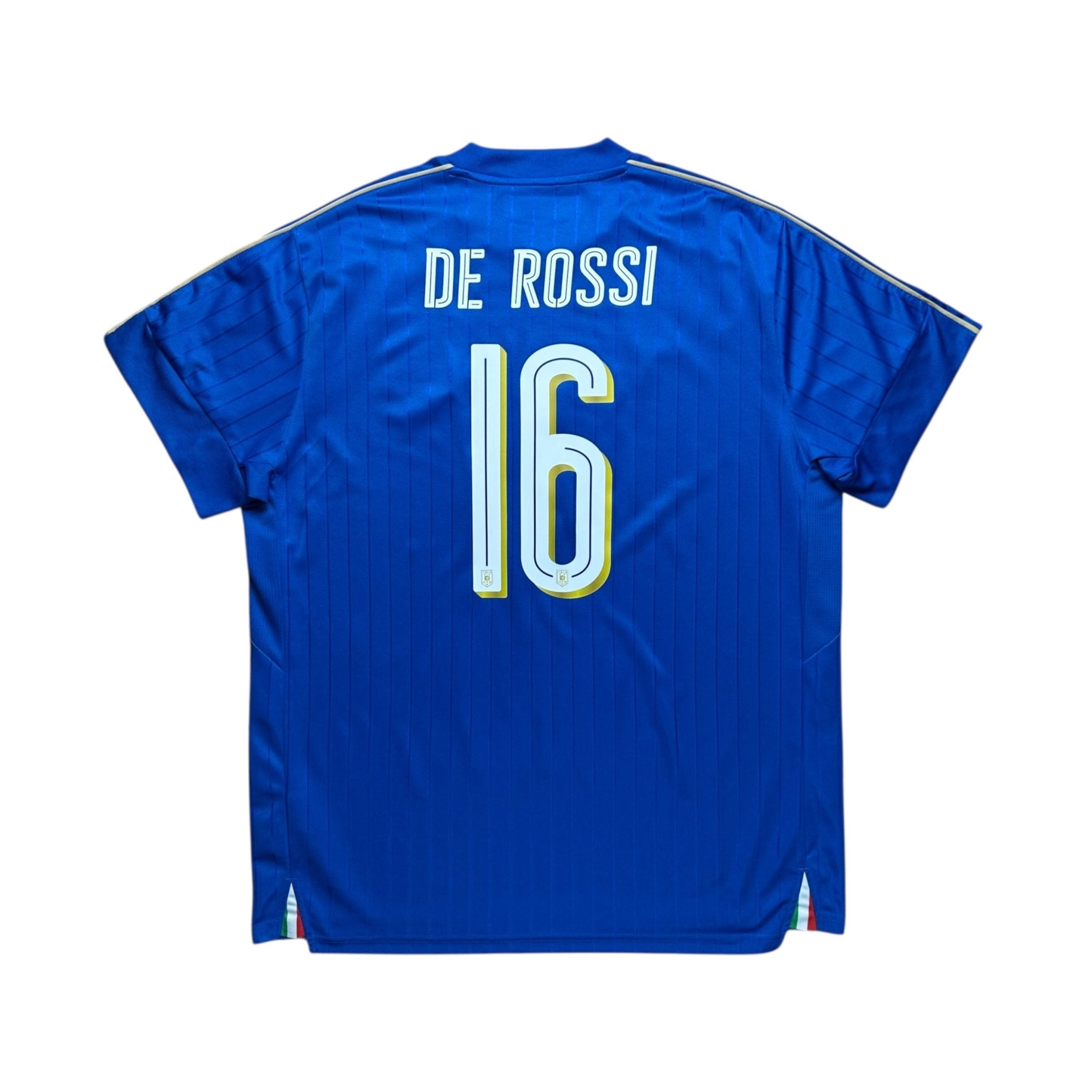 Italy 2016 Home Shirt (XL) De Rossi 16 - Kitplug