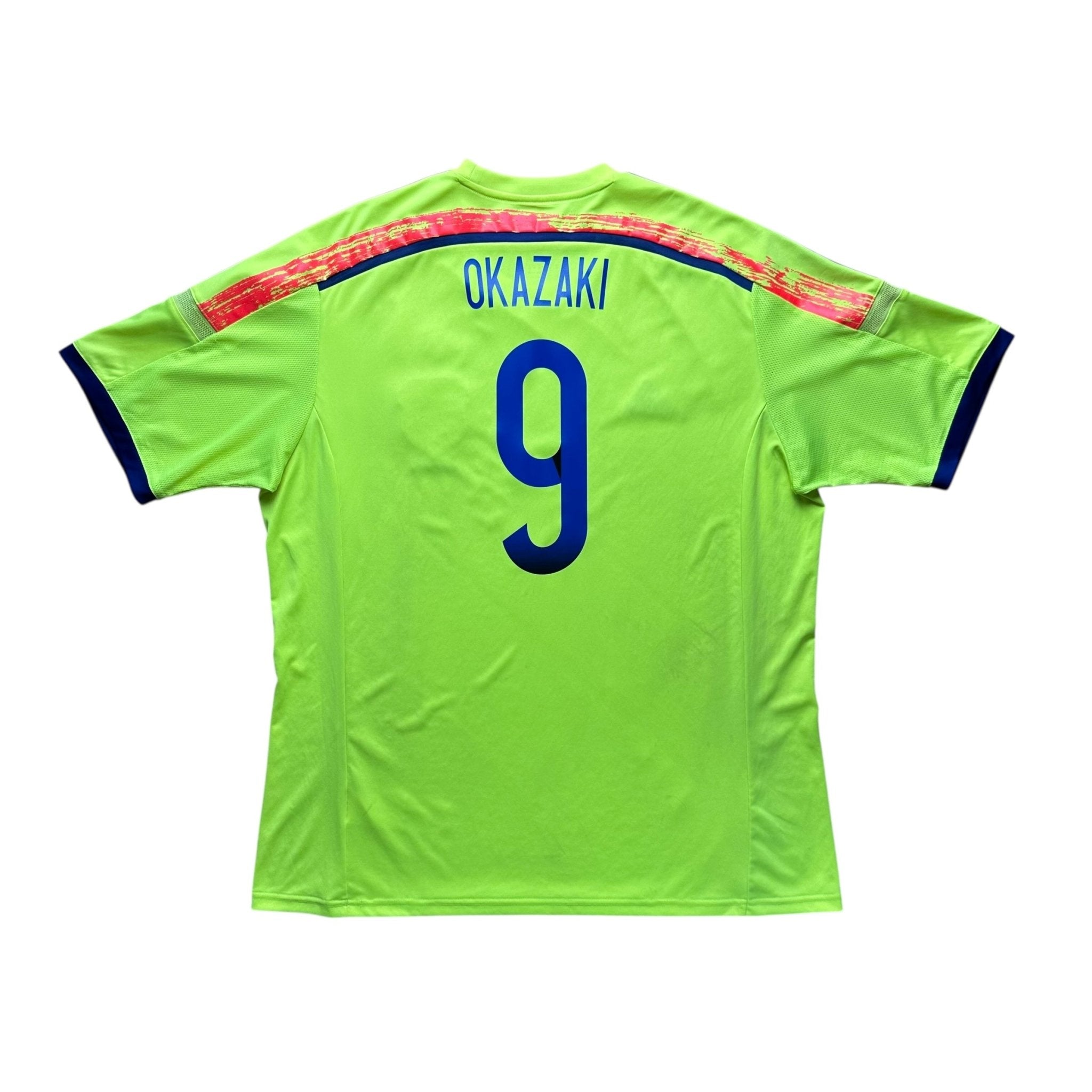 Japan 2014 Away Shirt (XL) Okazaki 9 - Kitplug