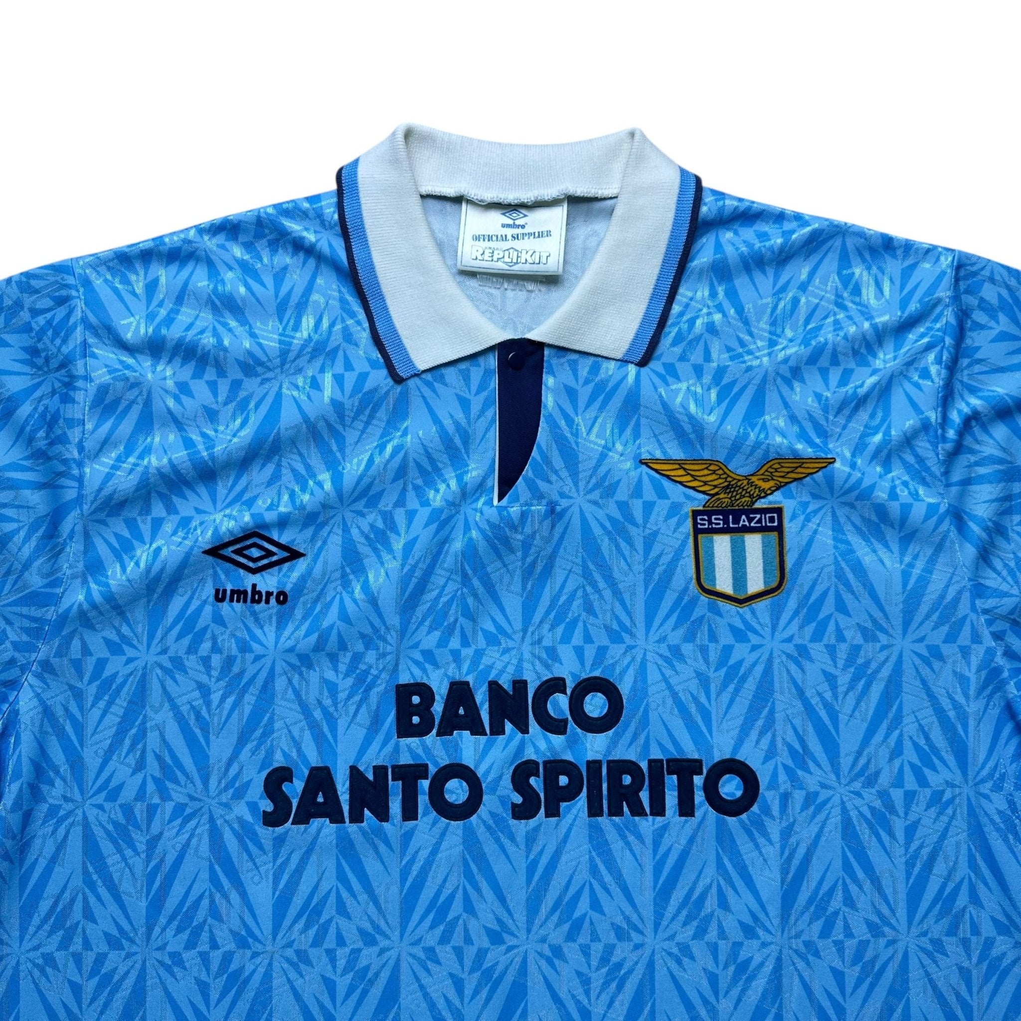 Lazio 1991 - 93 Home Shirt (XL) - Kitplug