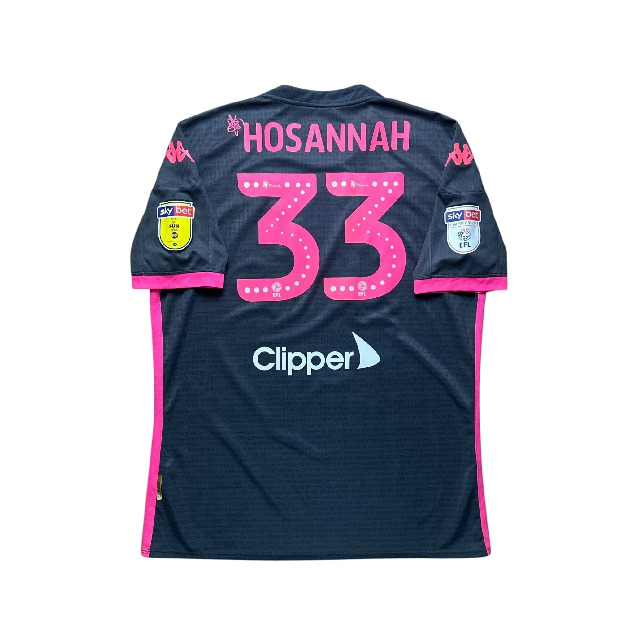 Leeds United 2019 - 20 Away Shirt (XL) Hosannah 33 - Kitplug