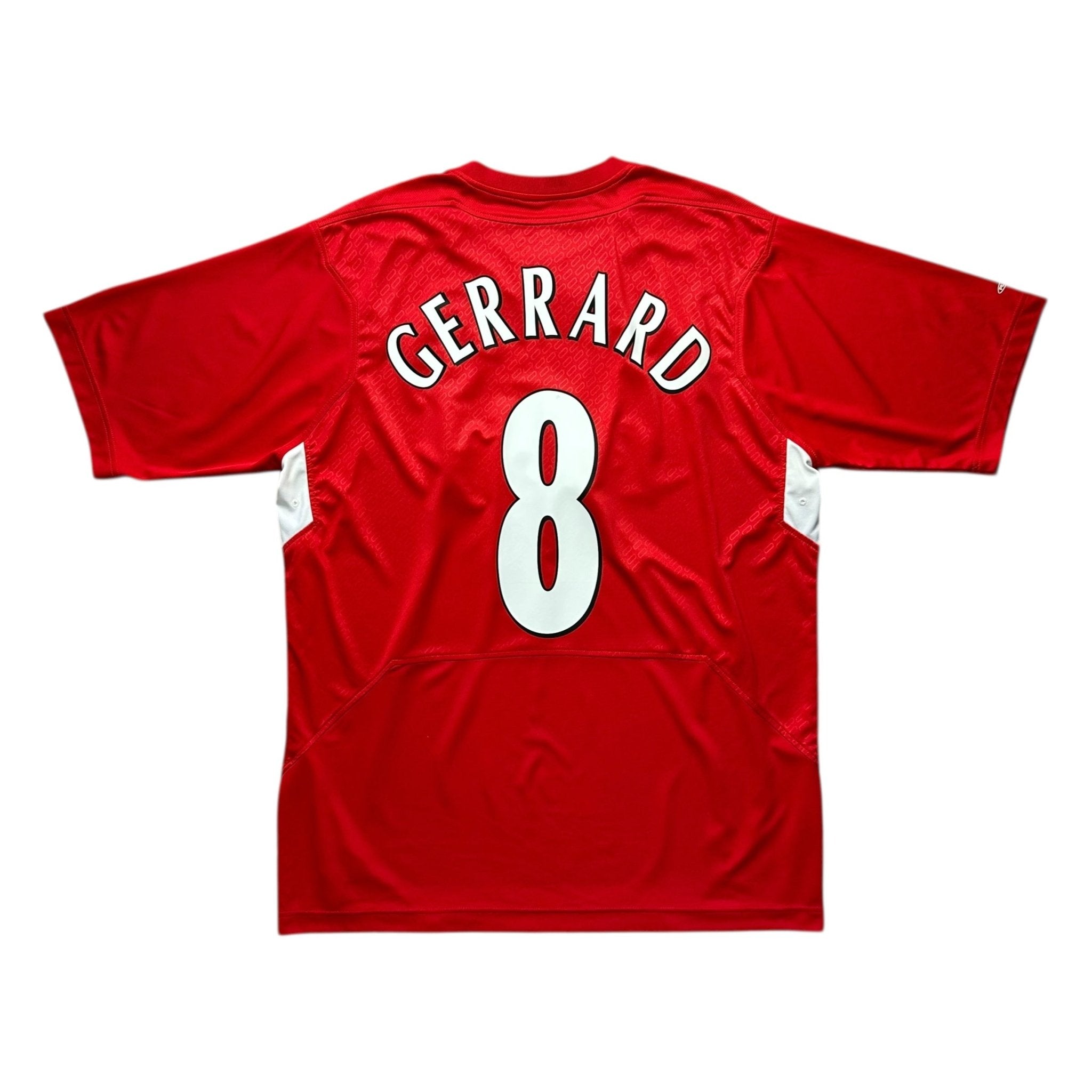 Liverpool 2004 - 05 European Home Shirt (L) Gerrard 8 - Kitplug