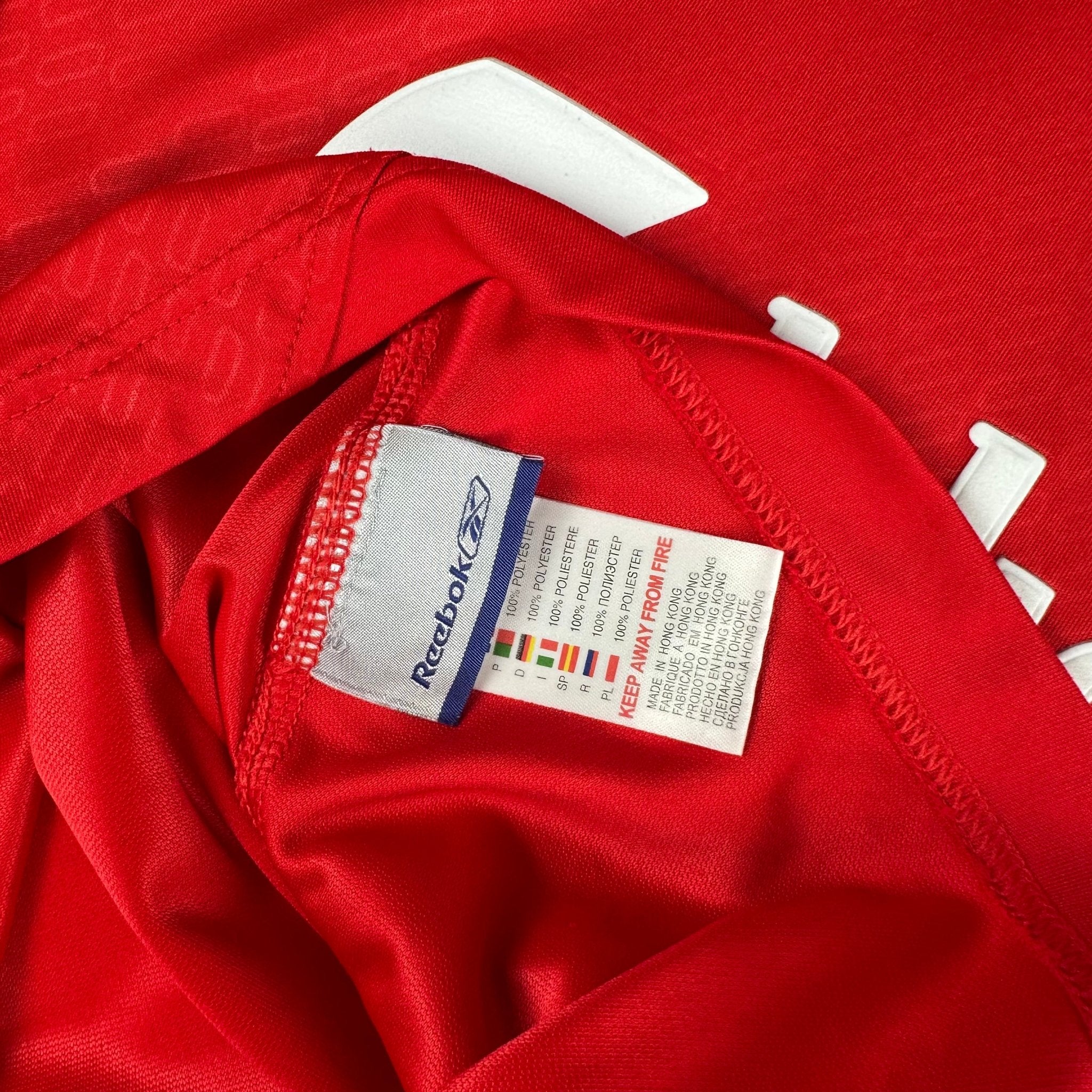 Liverpool 2004-05 European Home Shirt (XL) Gerrard 8 - Kitplug