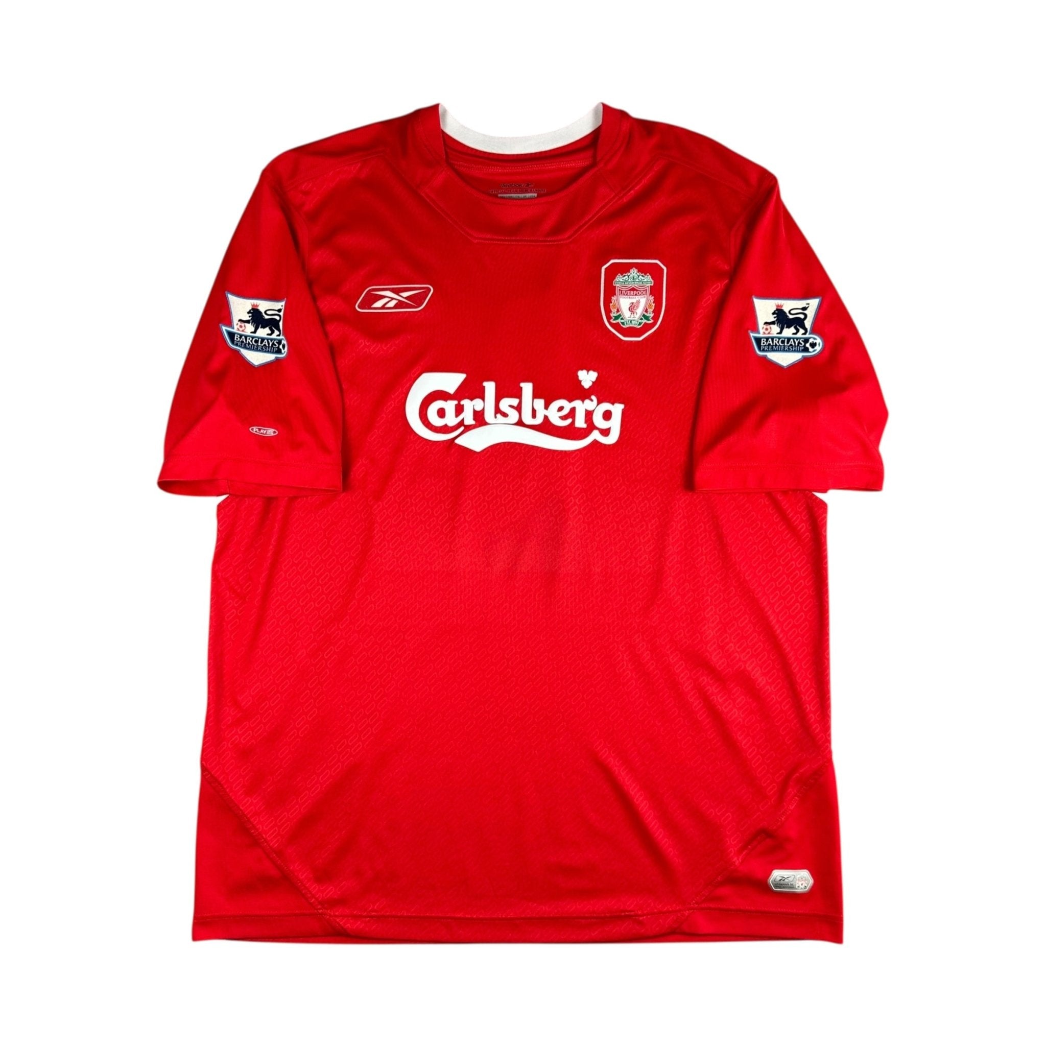 Liverpool 2004-05 European Home Shirt (XL) Gerrard 8 - Kitplug