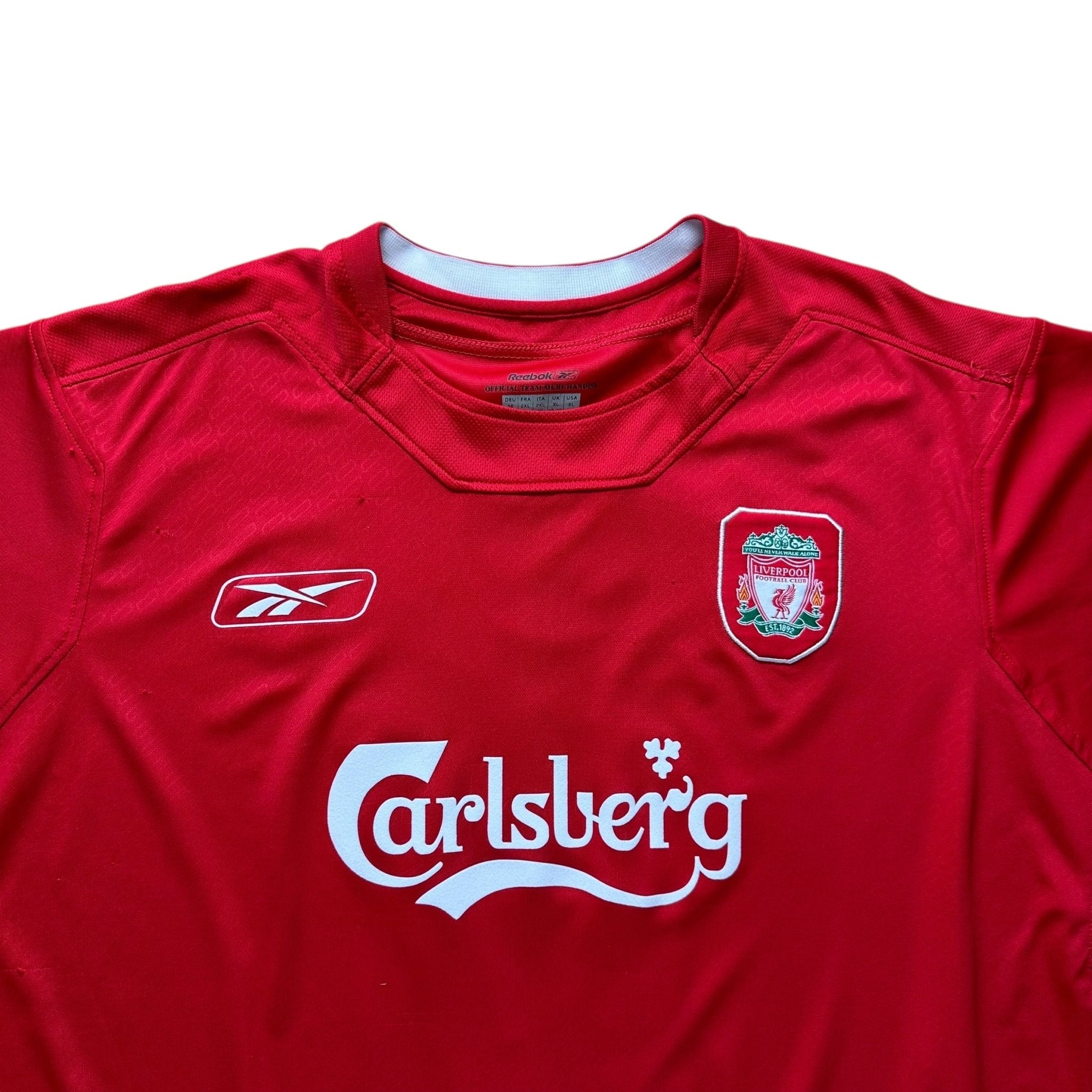 Liverpool 2004 - 05 Home Shirt (XL) Gerrard 8 - Kitplug