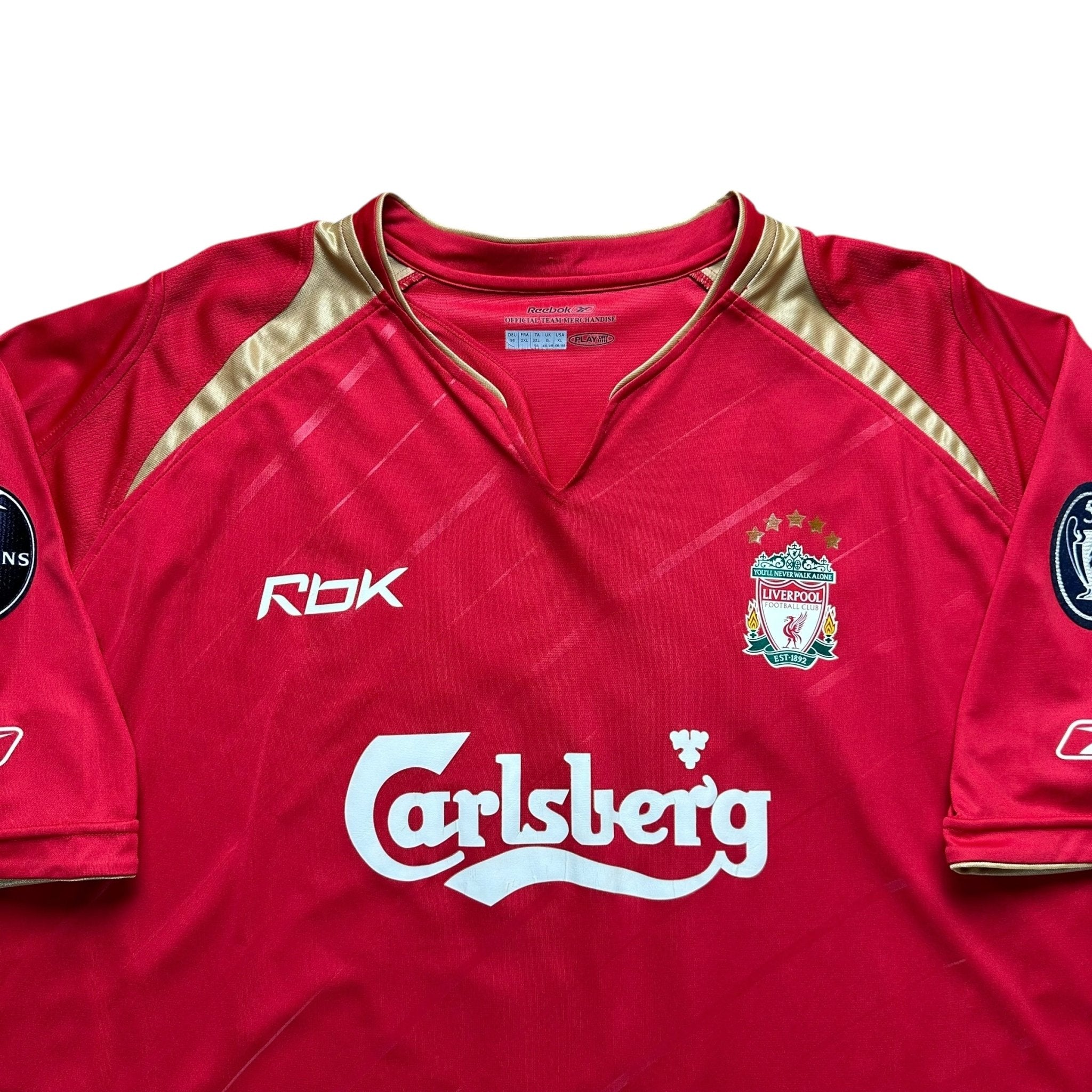 Liverpool 2005 - 06 European Home Shirt (XL) 19 - Kitplug