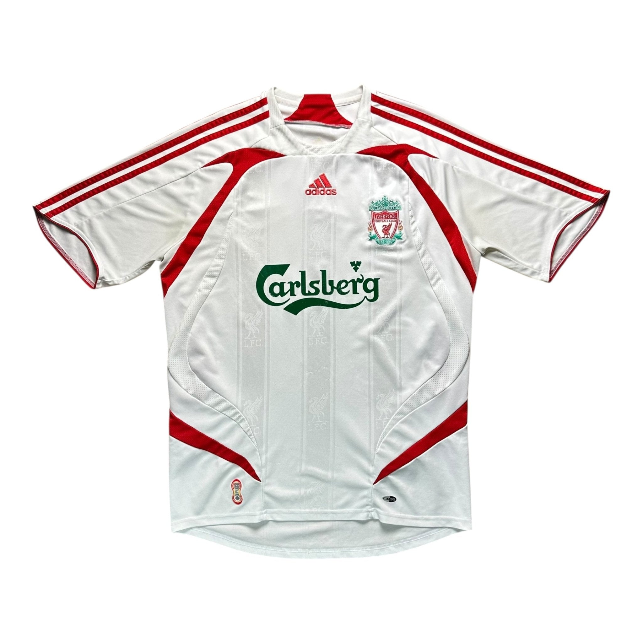 Liverpool 2007 - 08 Away Shirt (XL) Gerrard 8 - Kitplug