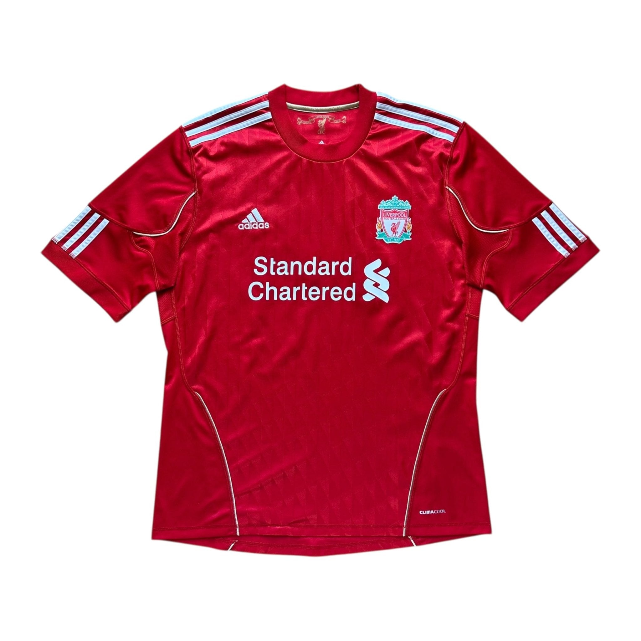Liverpool 2011 - 12 Home Shirt (L) Suarez 7 - Kitplug